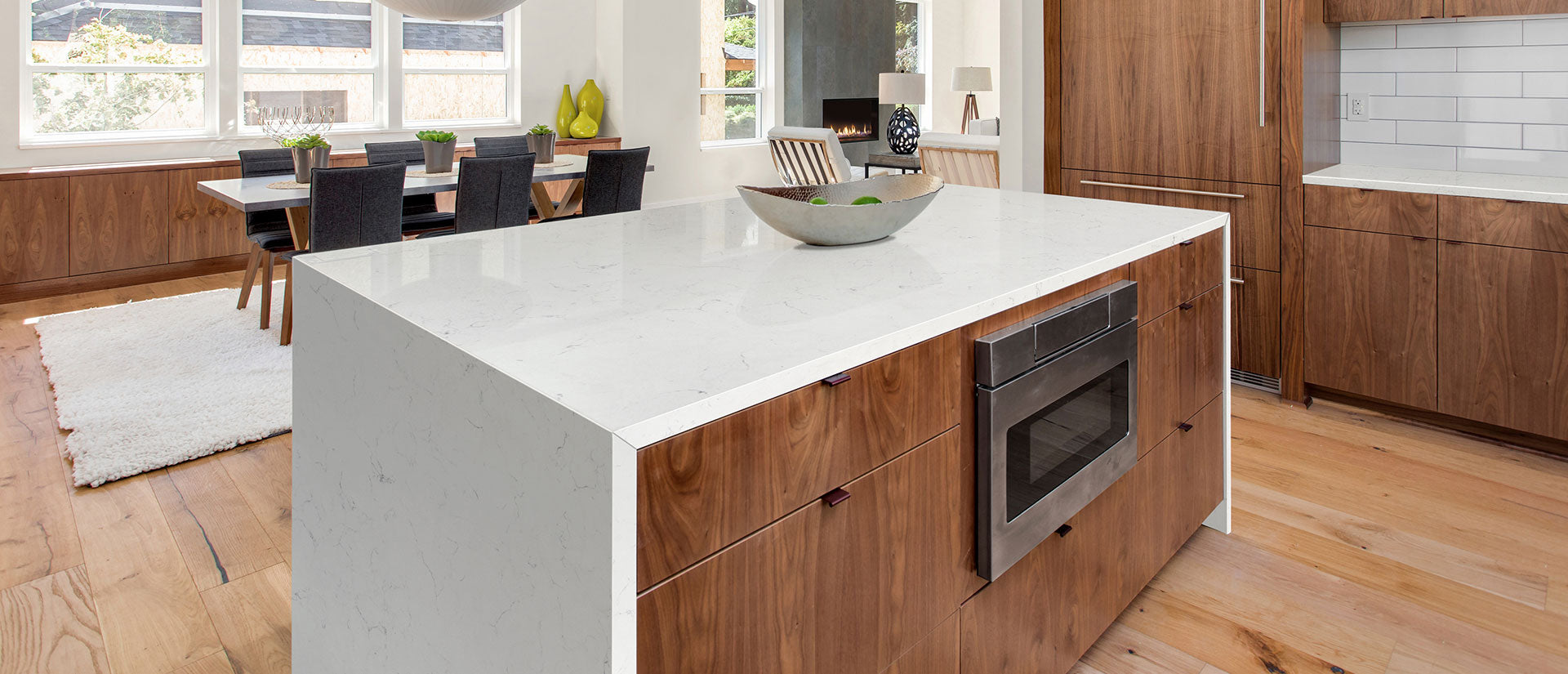 Carrara Delphi by MSI Surfaces available at Aqua Kitchen