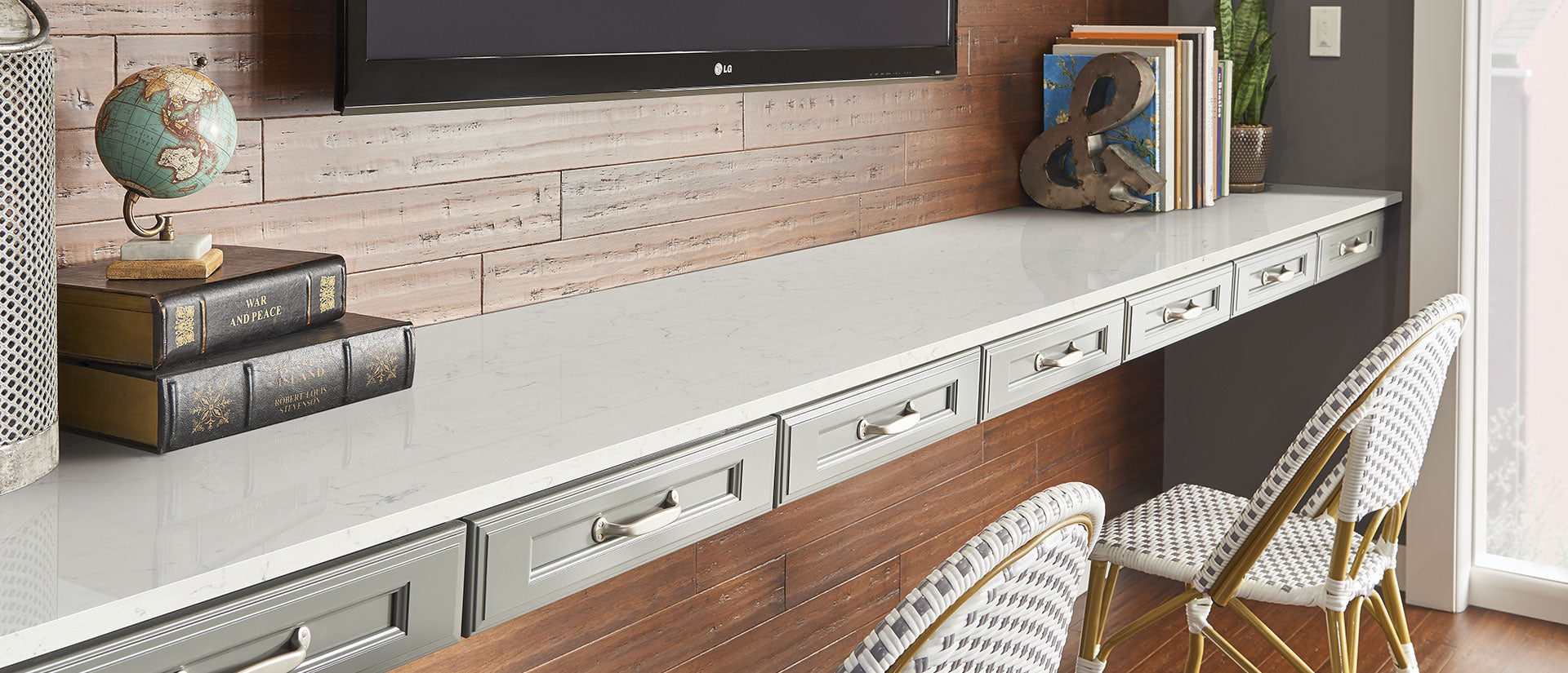 Carrara Delphi by MSI Surfaces available at Aqua Kitchen