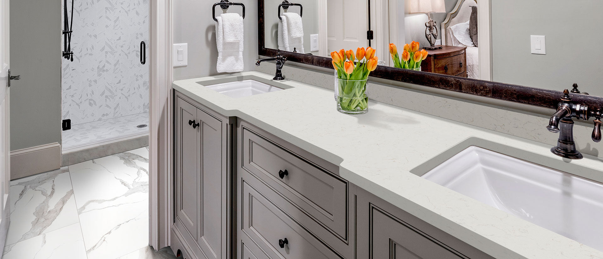 Carrara Miksa by MSI Surfaces available at Aqua Kitchen