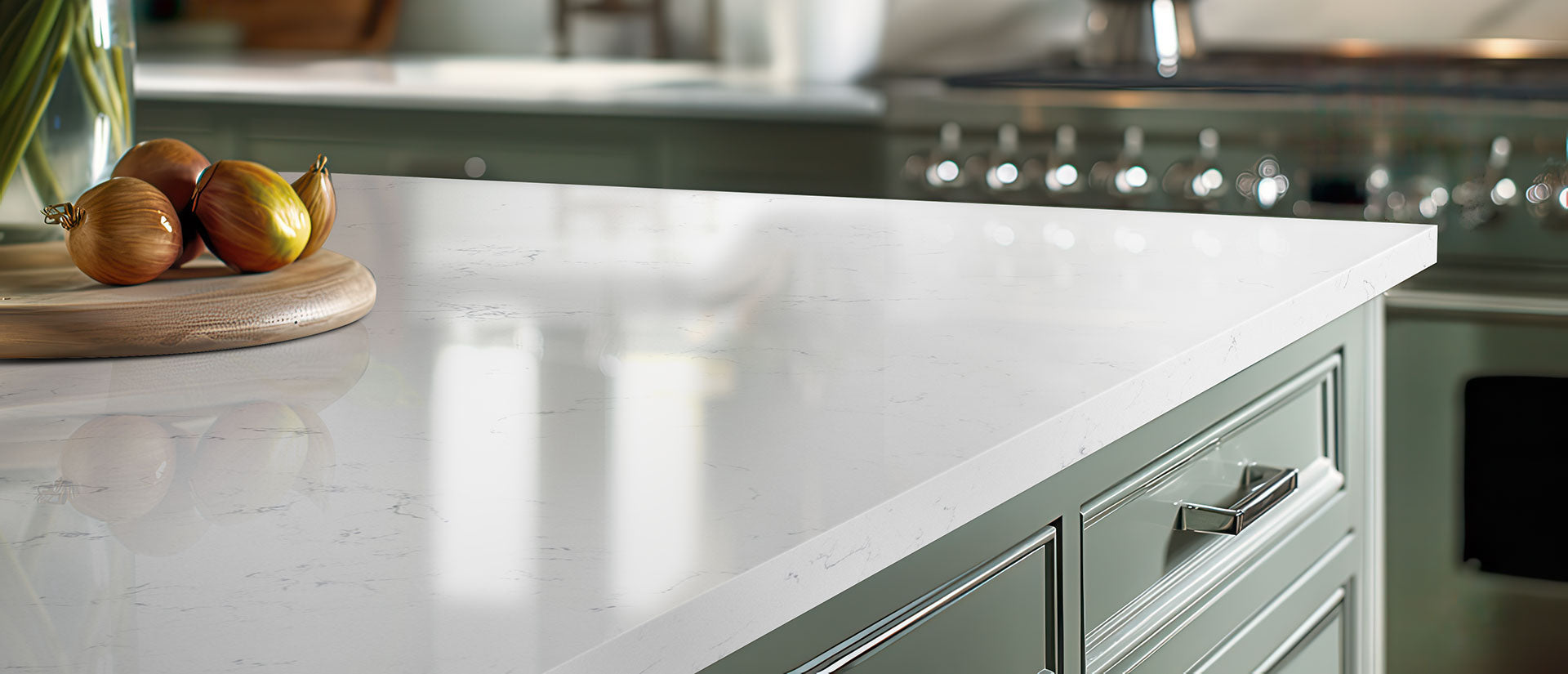 Carrara Morro by MSI Surfaces available at Aqua Kitchen