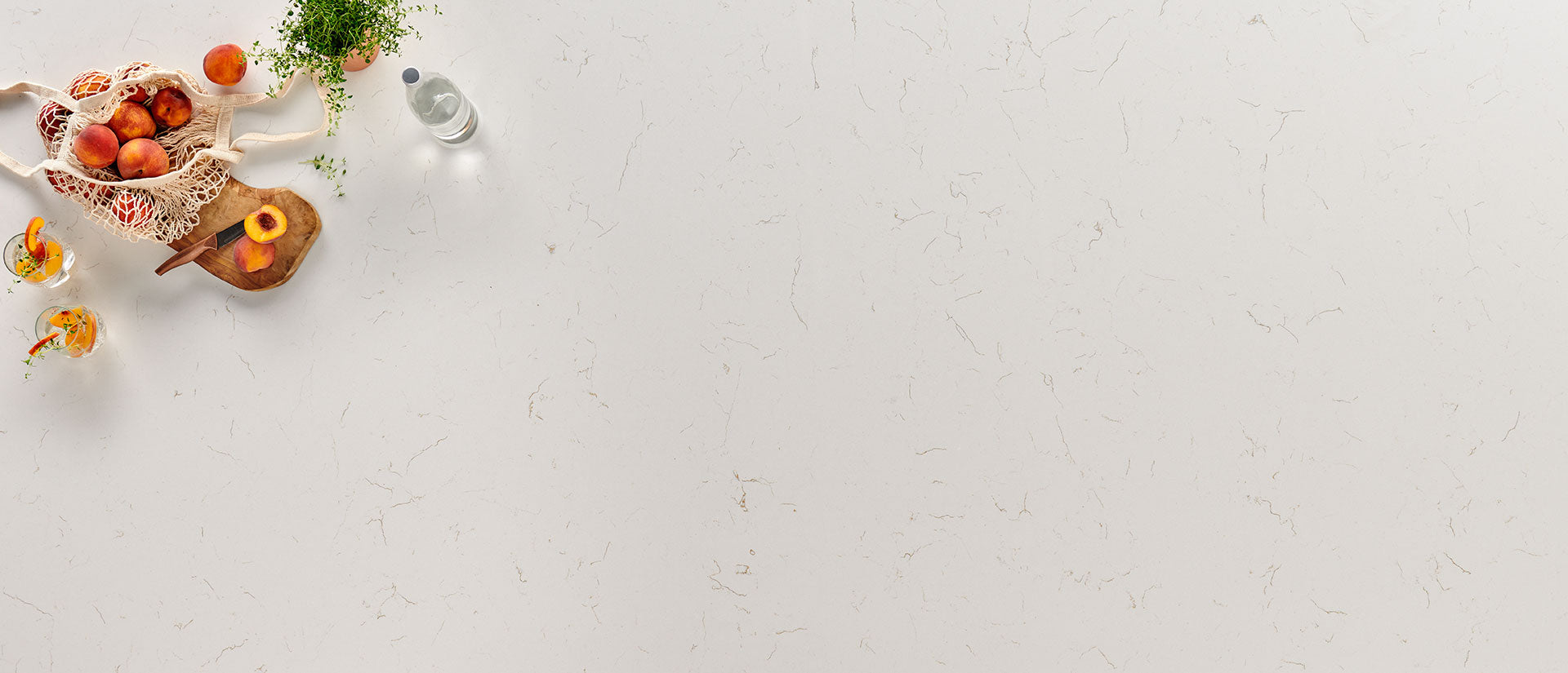 Carrara Trigato by MSI Surfaces available at Aqua Kitchen