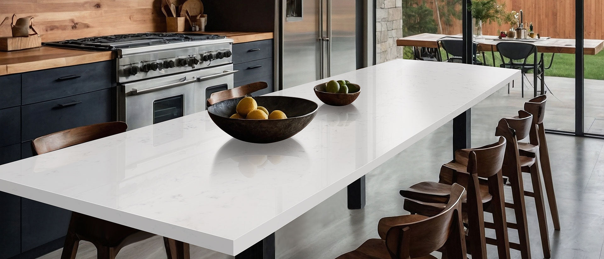 Cashmere Carrara by MSI Surfaces available at Aqua Kitchen
