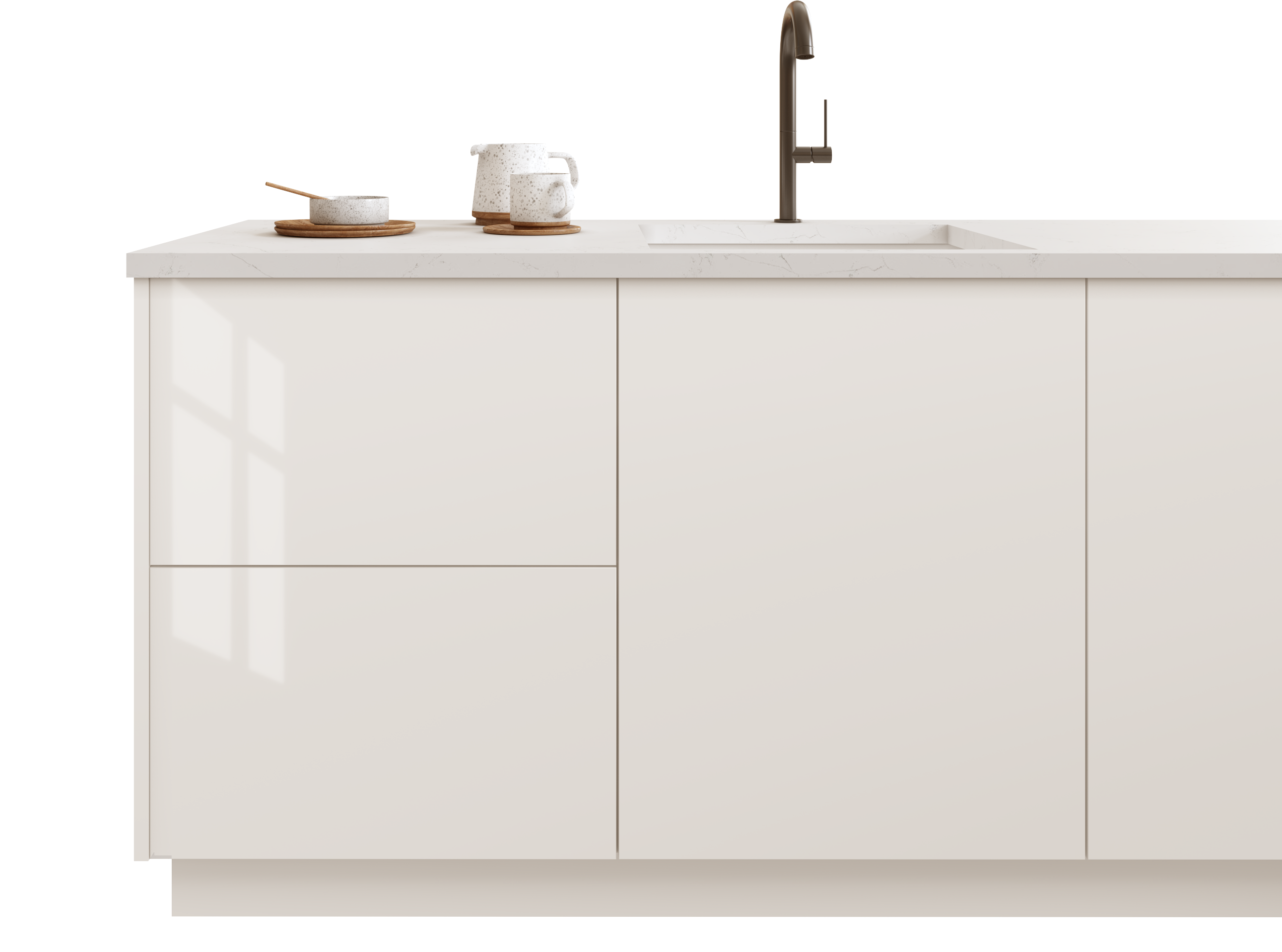 Catalina - Bianco Gloss by Fabuwood available at Aqua Kitchen