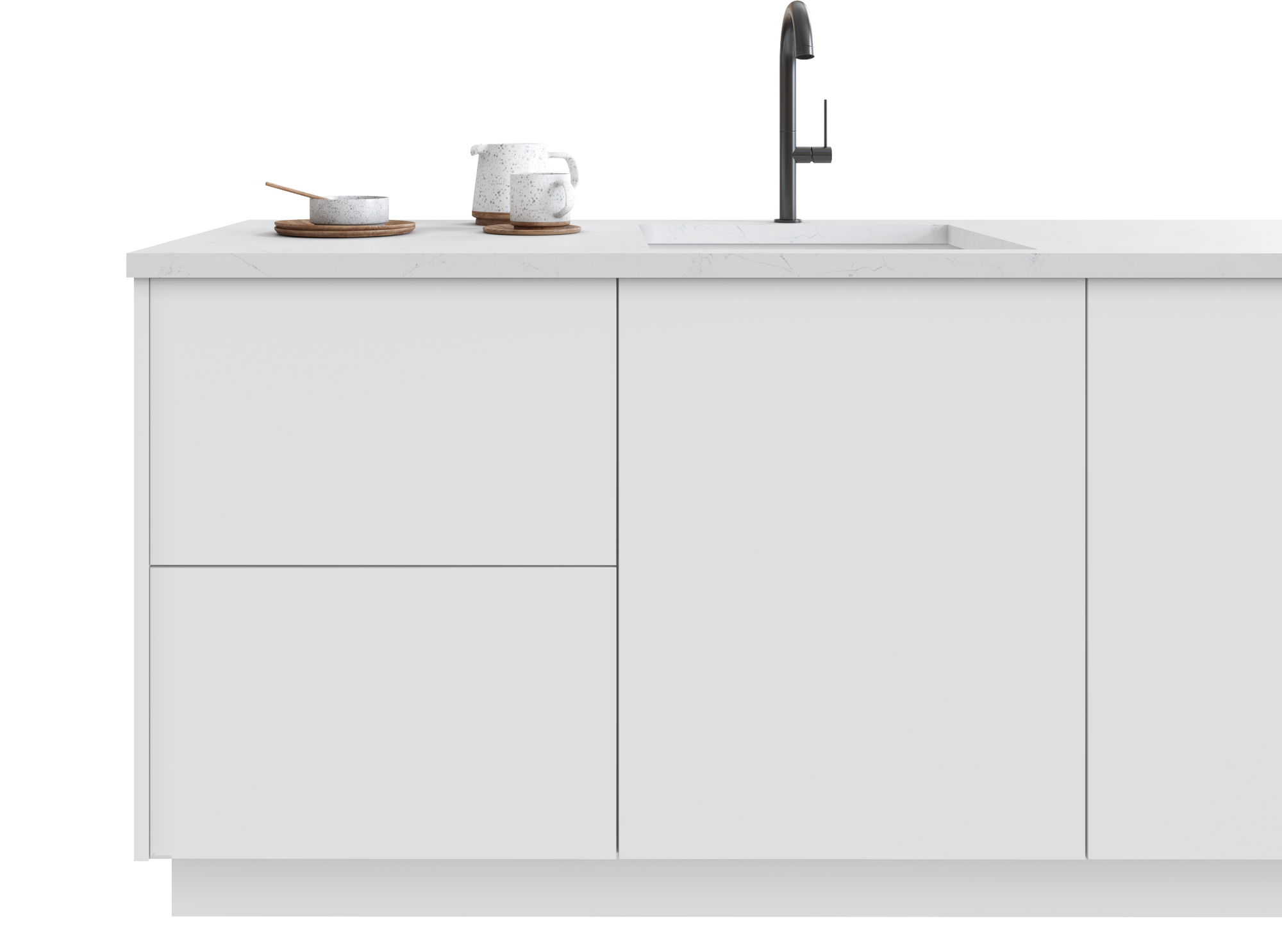 Catalina - Bianco Matte by Fabuwood available at Aqua Kitchen