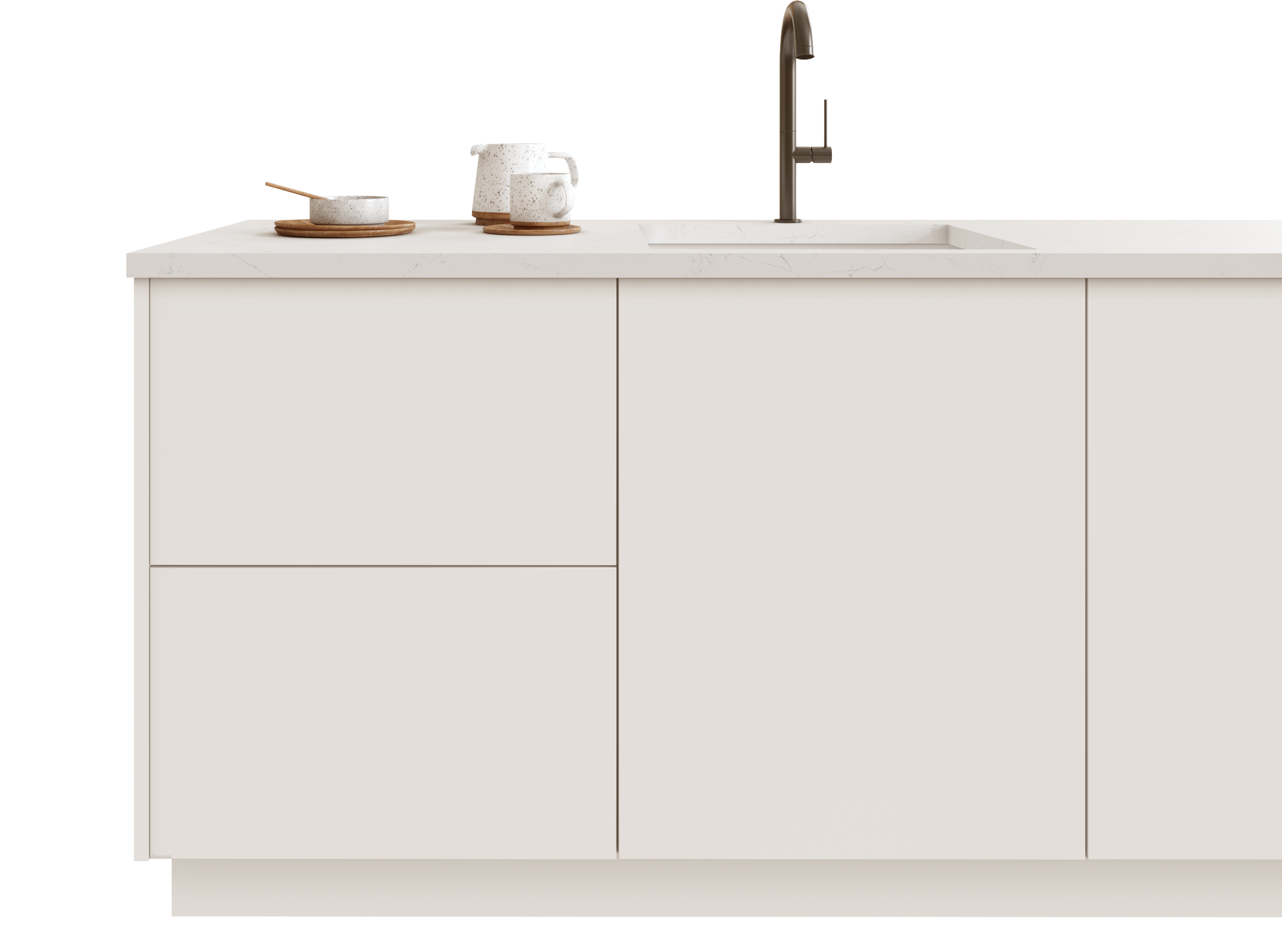 Catalina - Bianco Matte by Fabuwood available at Aqua Kitchen