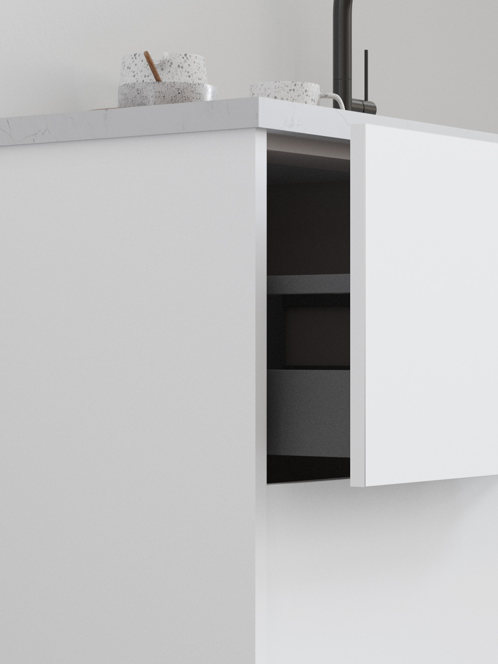 Catalina - Bianco Matte by Fabuwood available at Aqua Kitchen