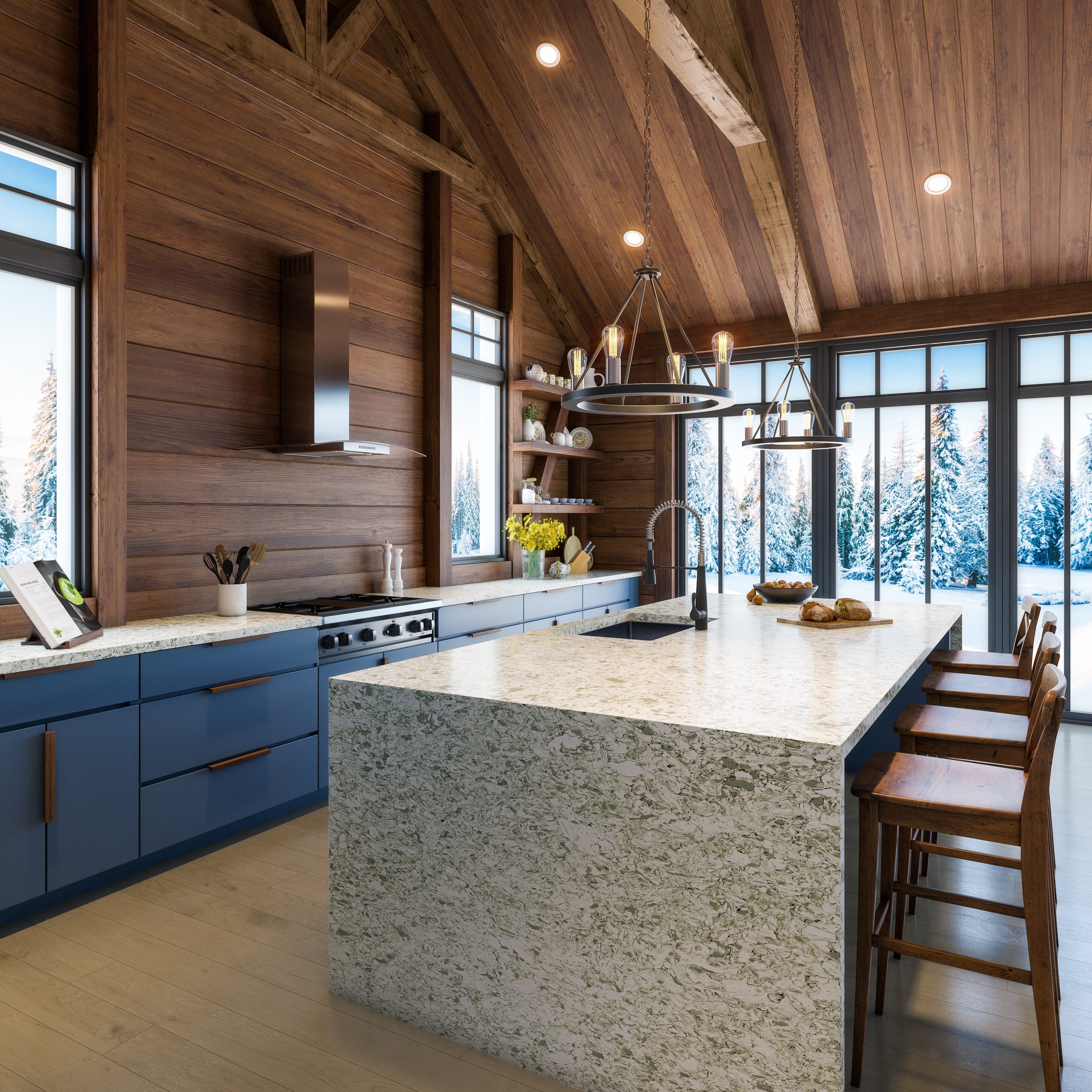 Celadon by Pental Quartz available at Aqua Kitchen