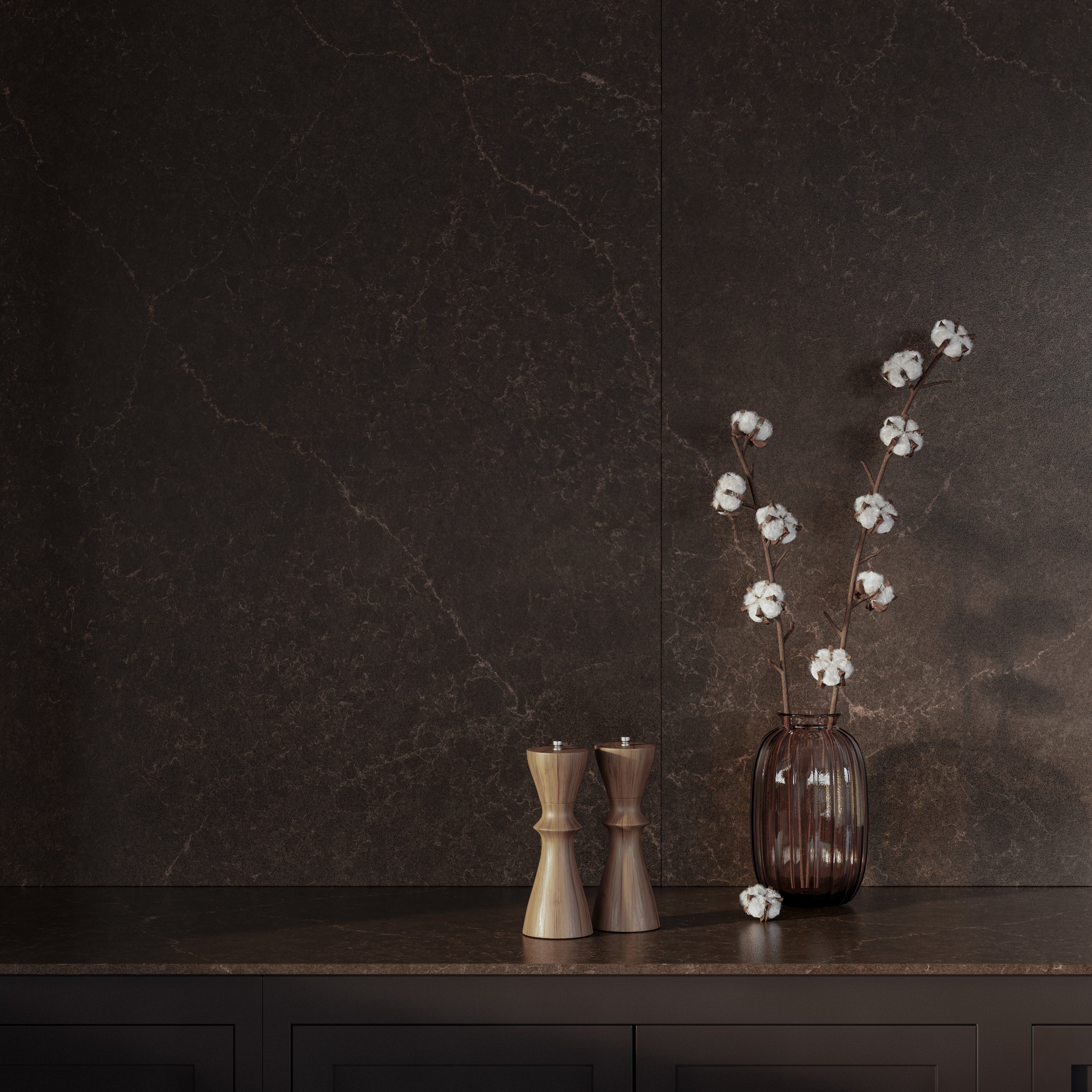 Château Brown by Silestone available at Aqua Kitchen
