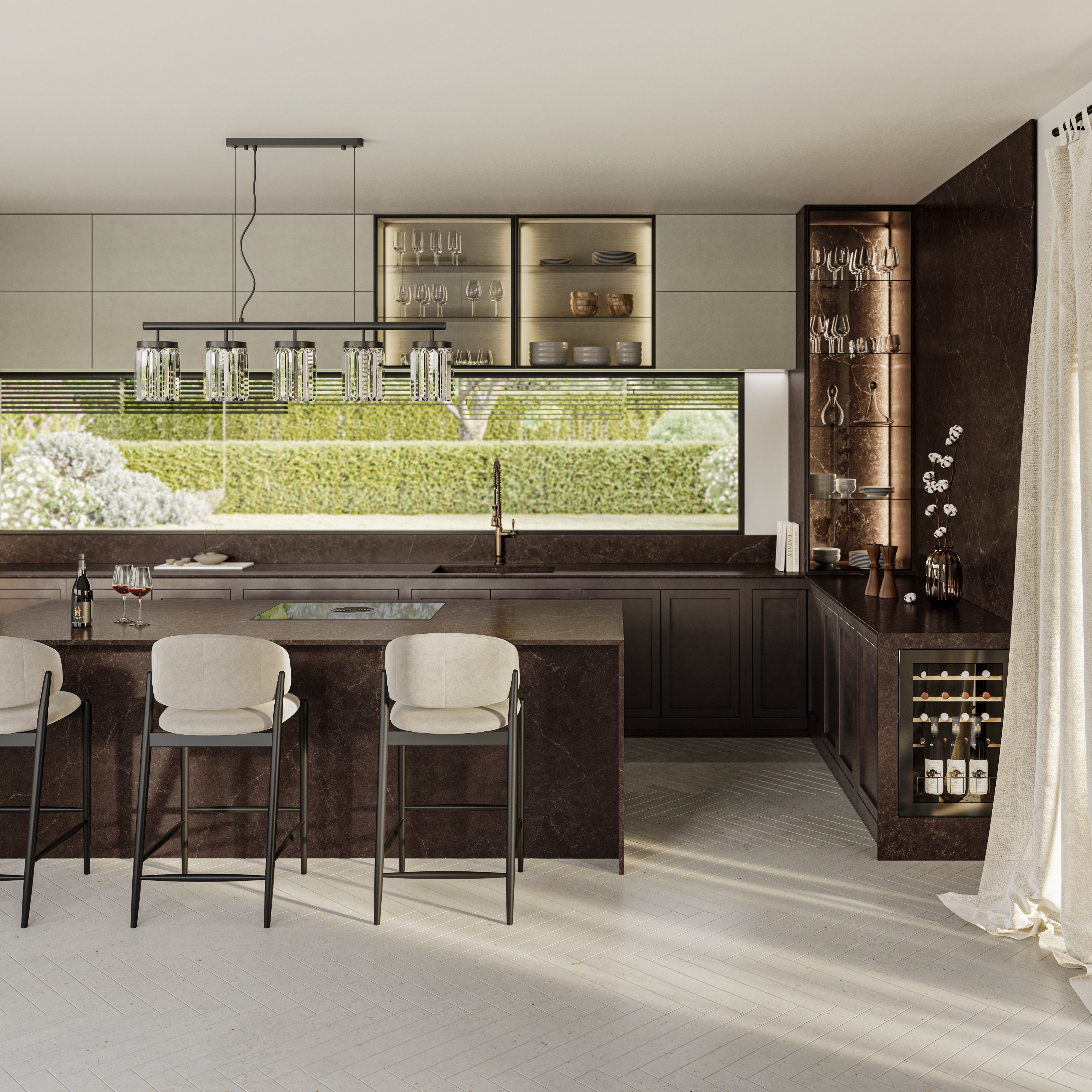 Château Brown by Silestone available at Aqua Kitchen