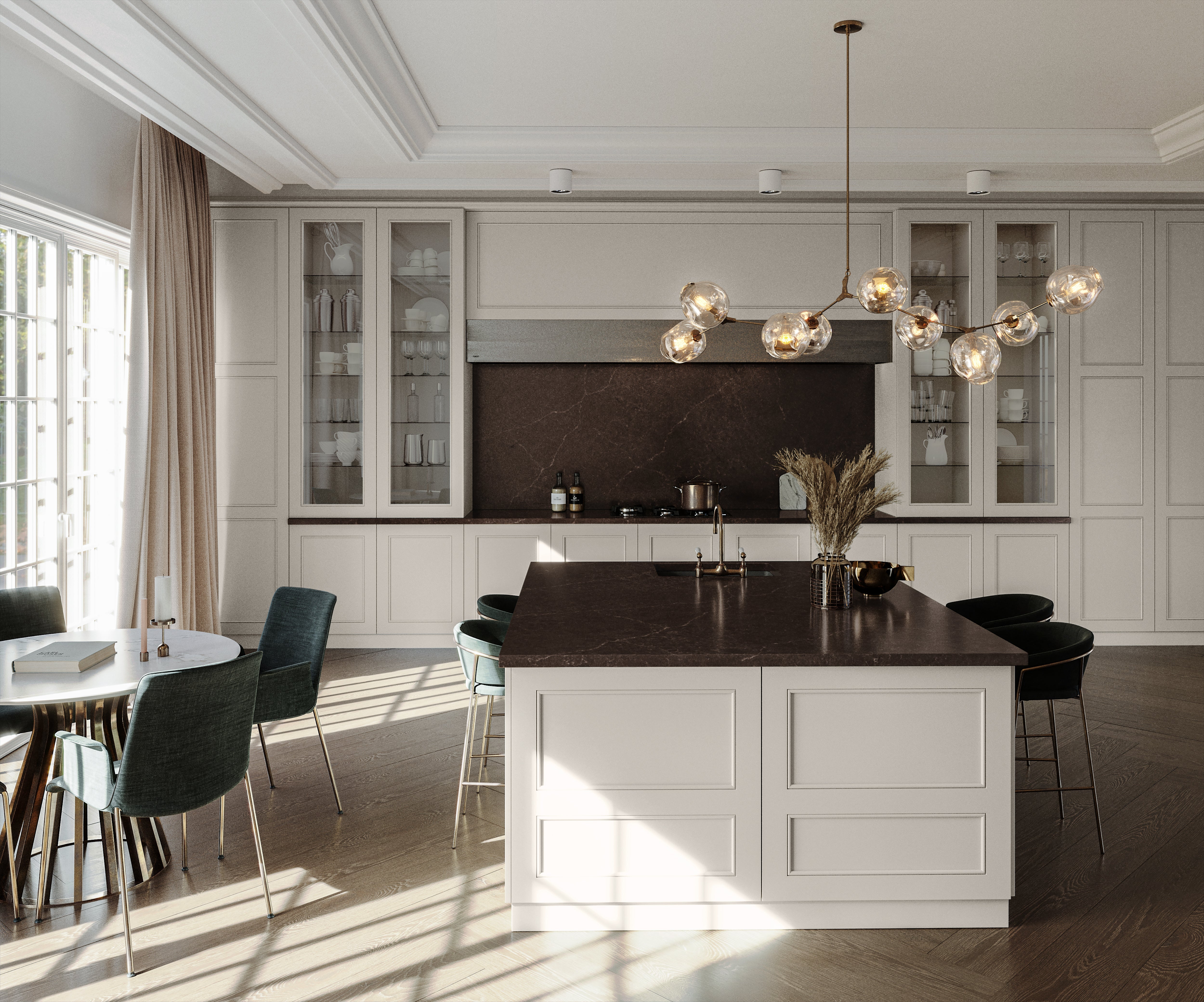 Château Brown by Silestone available at Aqua Kitchen