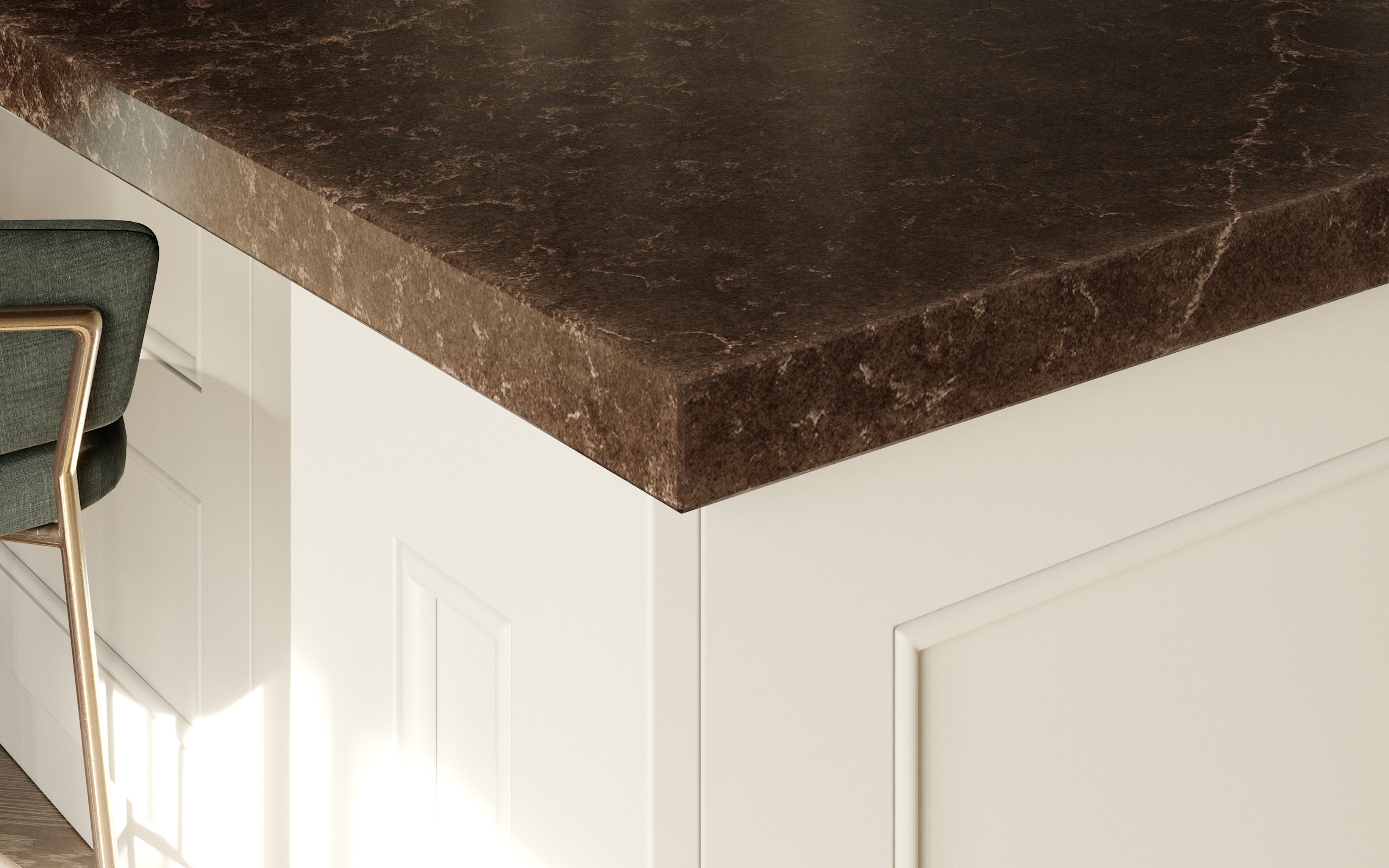 Château Brown by Silestone available at Aqua Kitchen