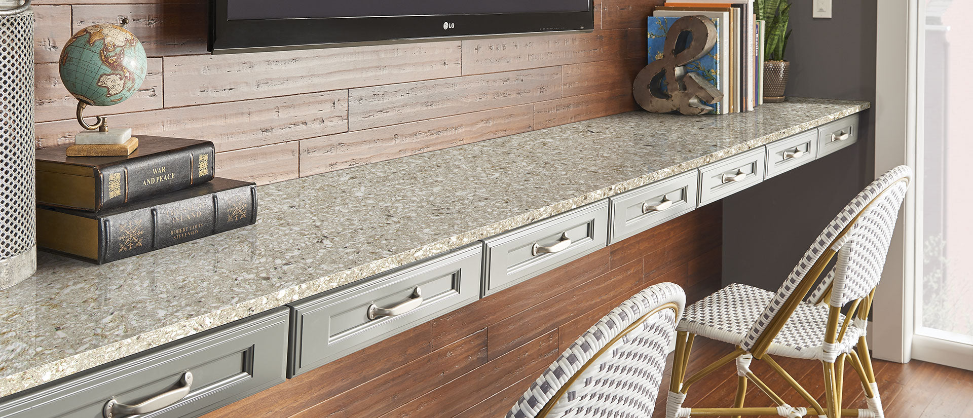 Chakra Beige by MSI Surfaces available at Aqua Kitchen