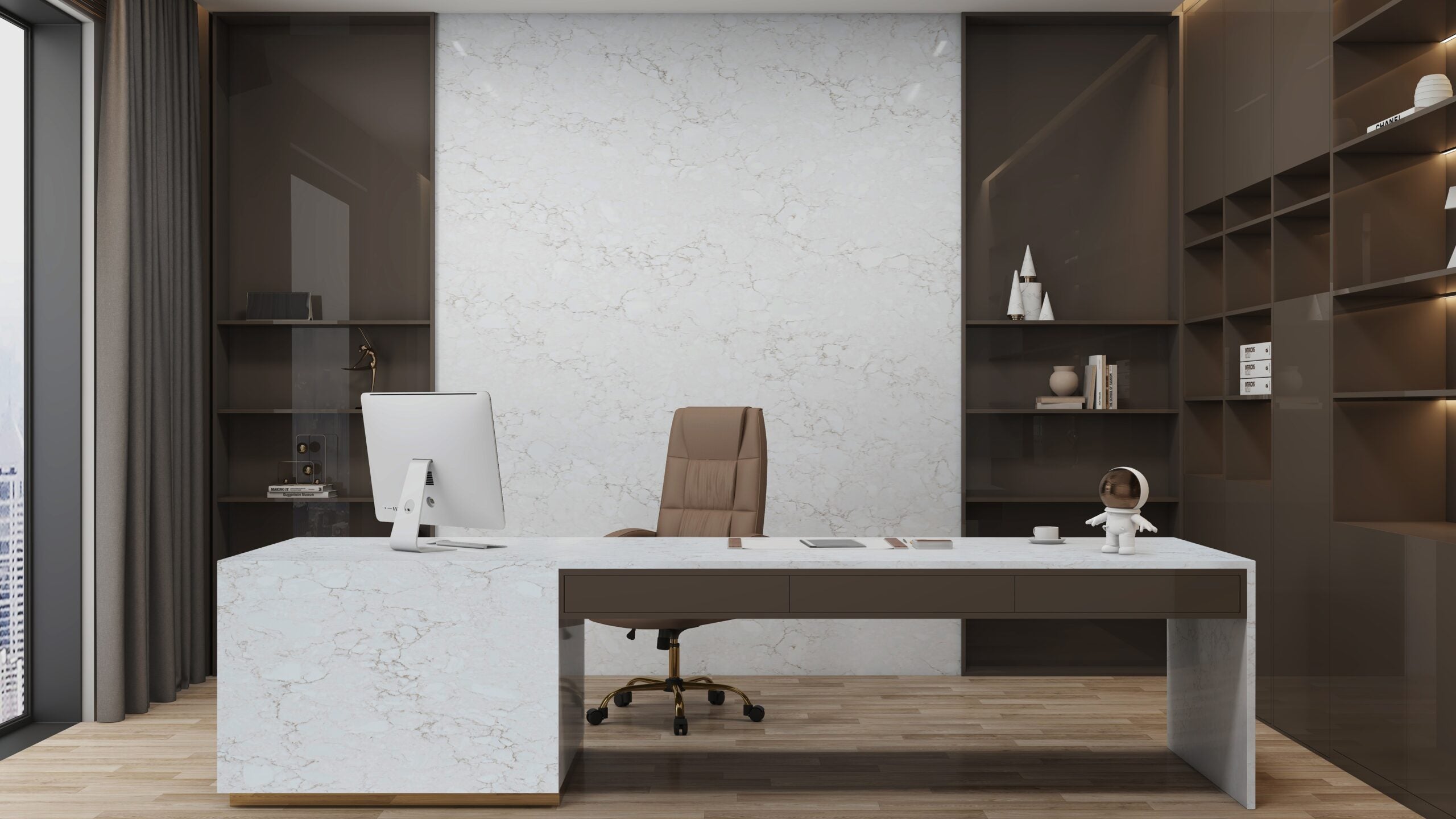 Cielo Sky by Pental Quartz available at Aqua Kitchen