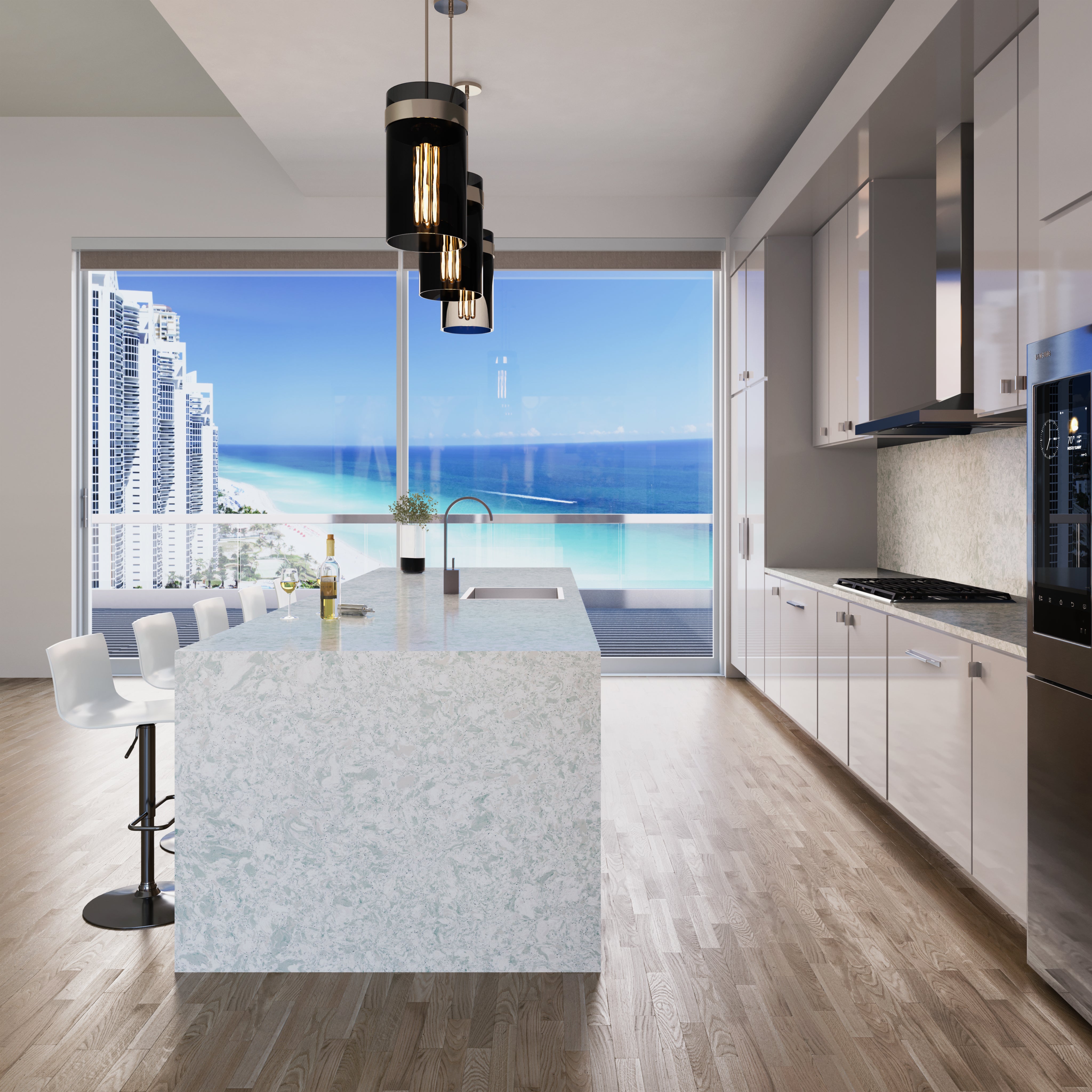 Clifton™ Quartz Sample by Cambria available at Aqua Kitchen