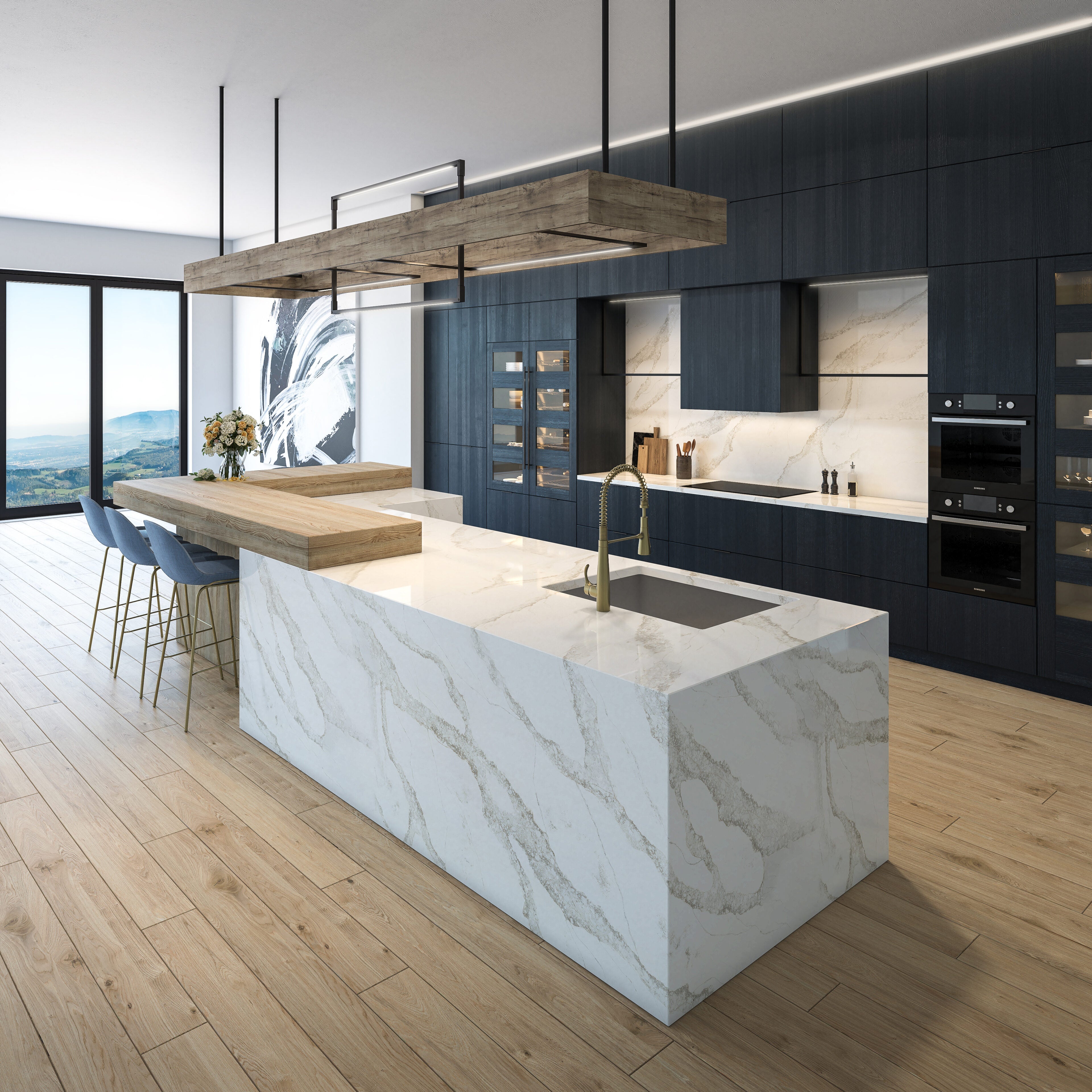 Coastal Dunes® by Pental Quartz available at Aqua Kitchen