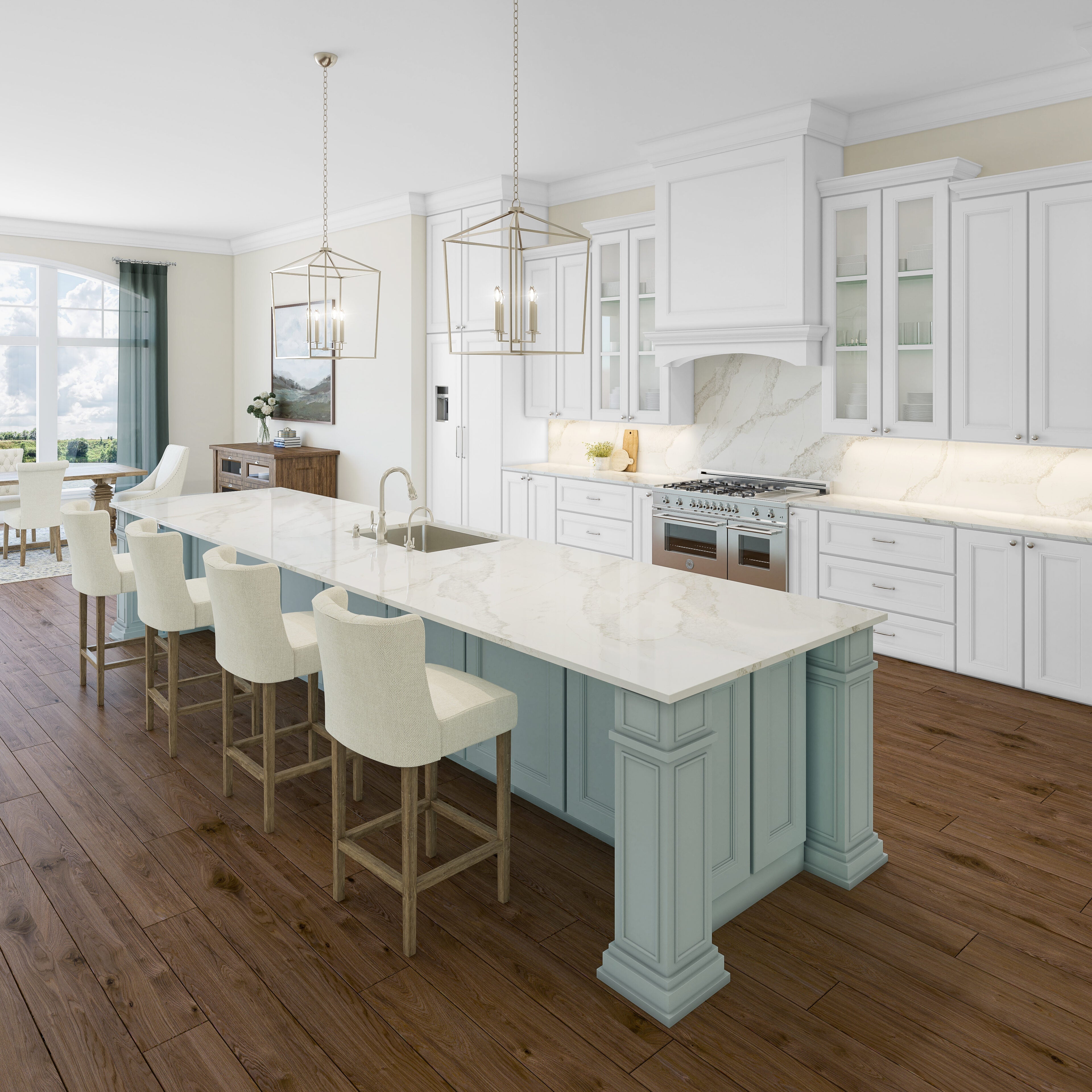 Coastal Dunes® by Pental Quartz available at Aqua Kitchen