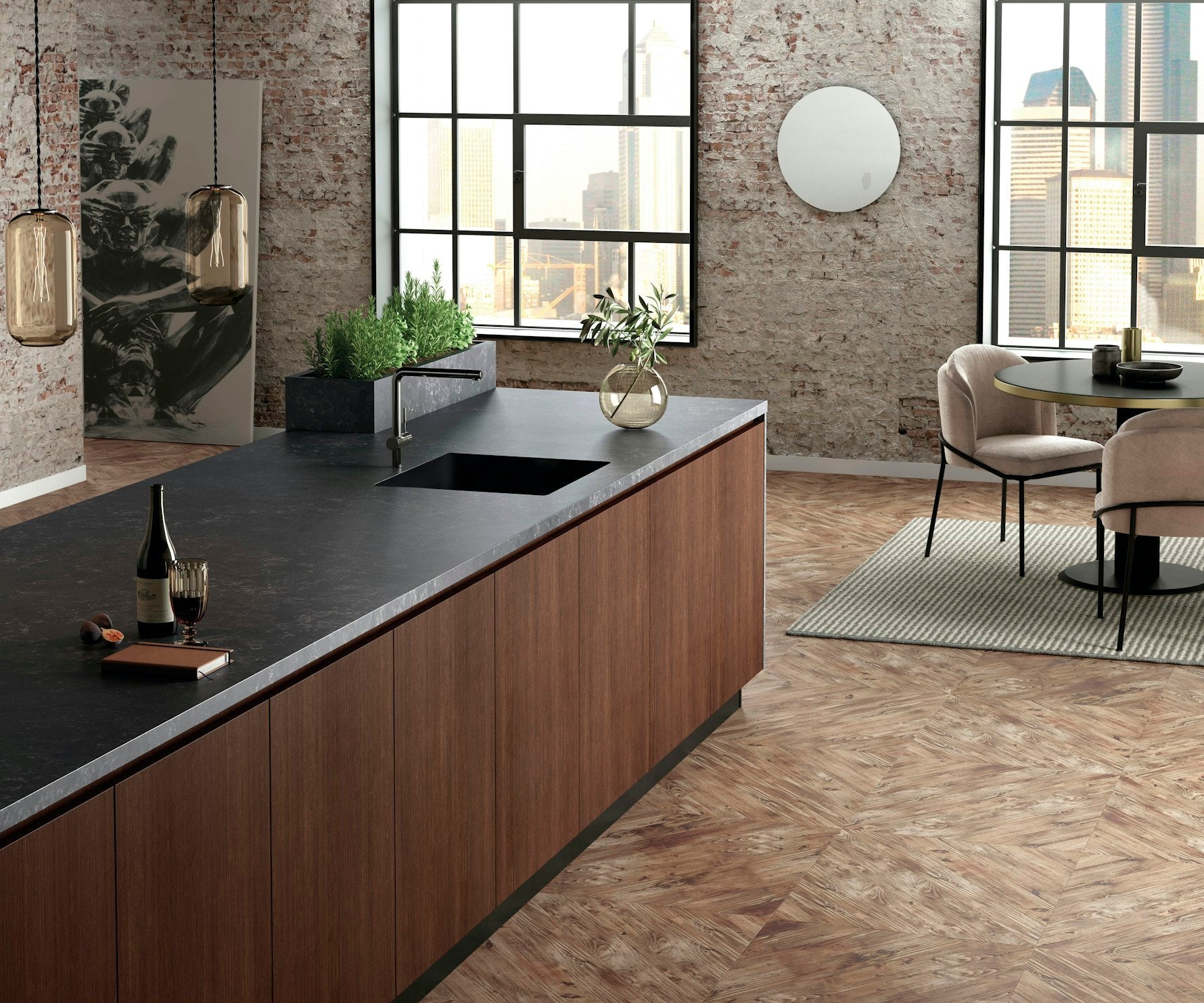 Corktown by Silestone available at Aqua Kitchen