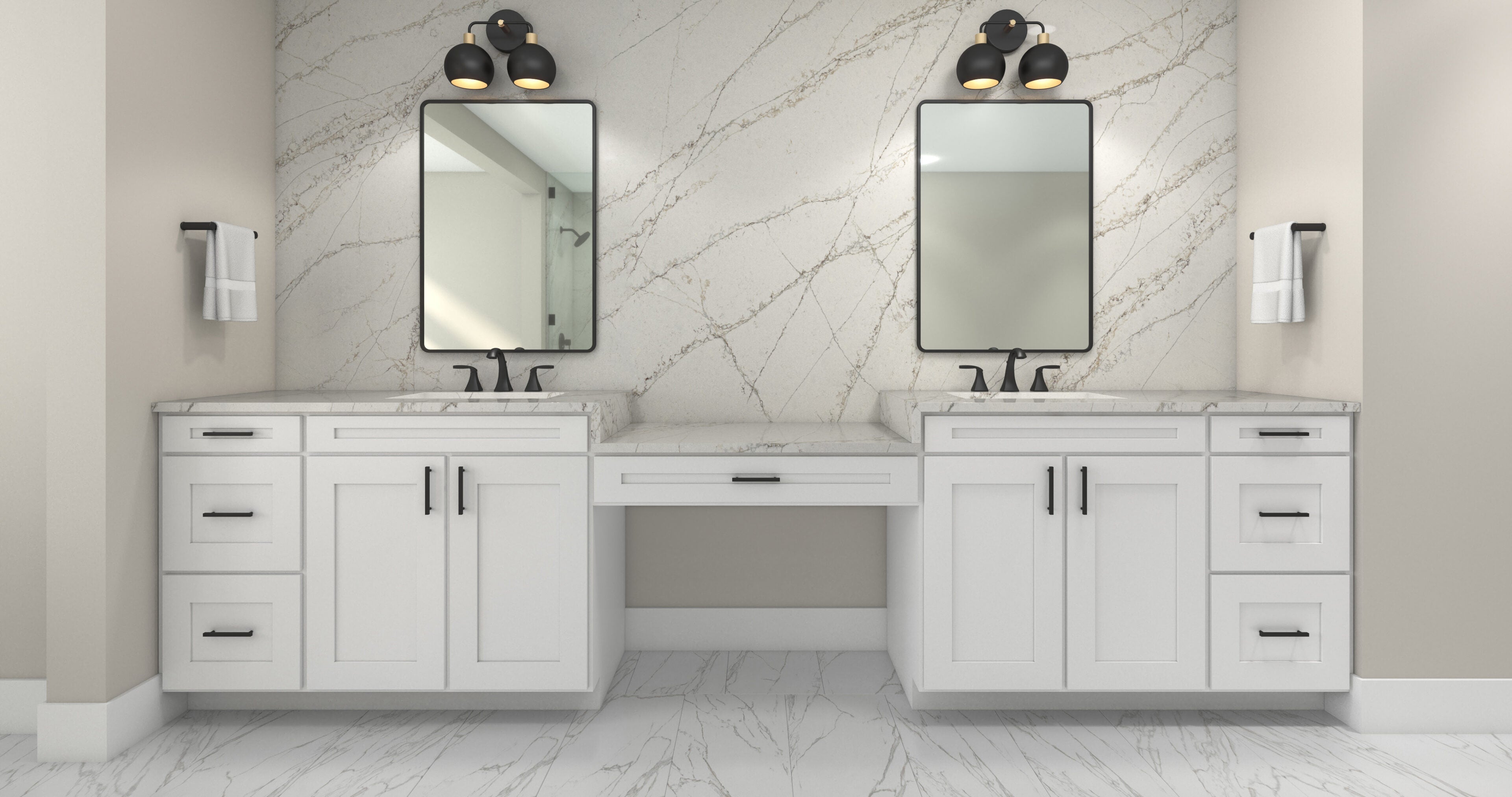 Crema Claret® by Pental Quartz available at Aqua Kitchen