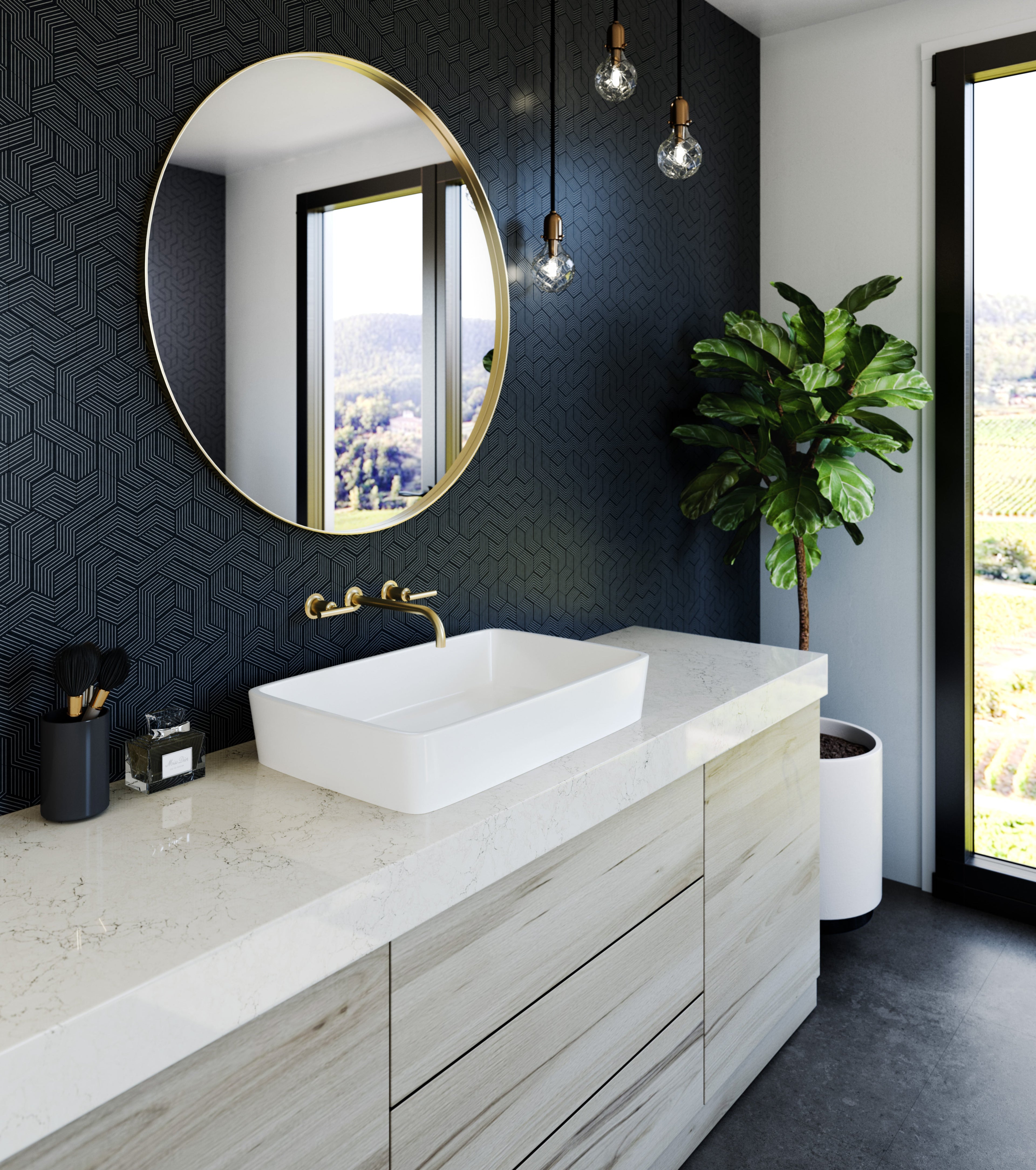 Dovestone™ Quartz Sample by Cambria available at Aqua Kitchen