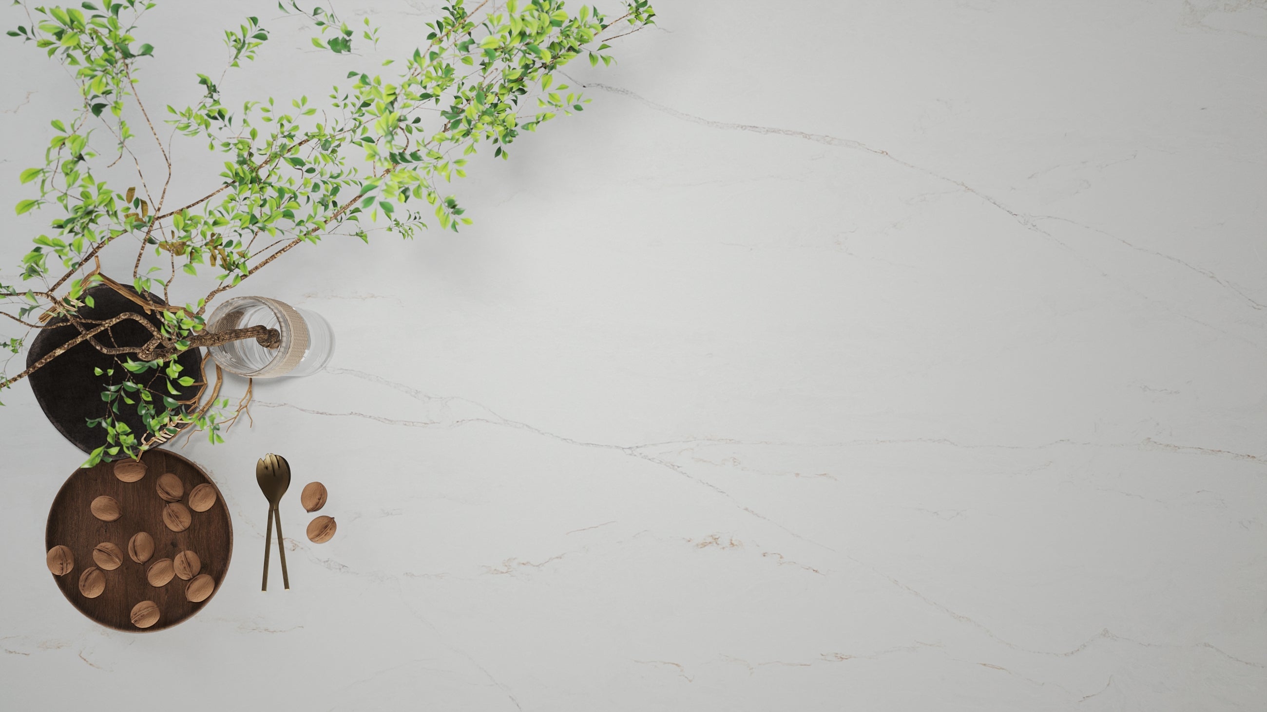 Elara by Pental Quartz available at Aqua Kitchen