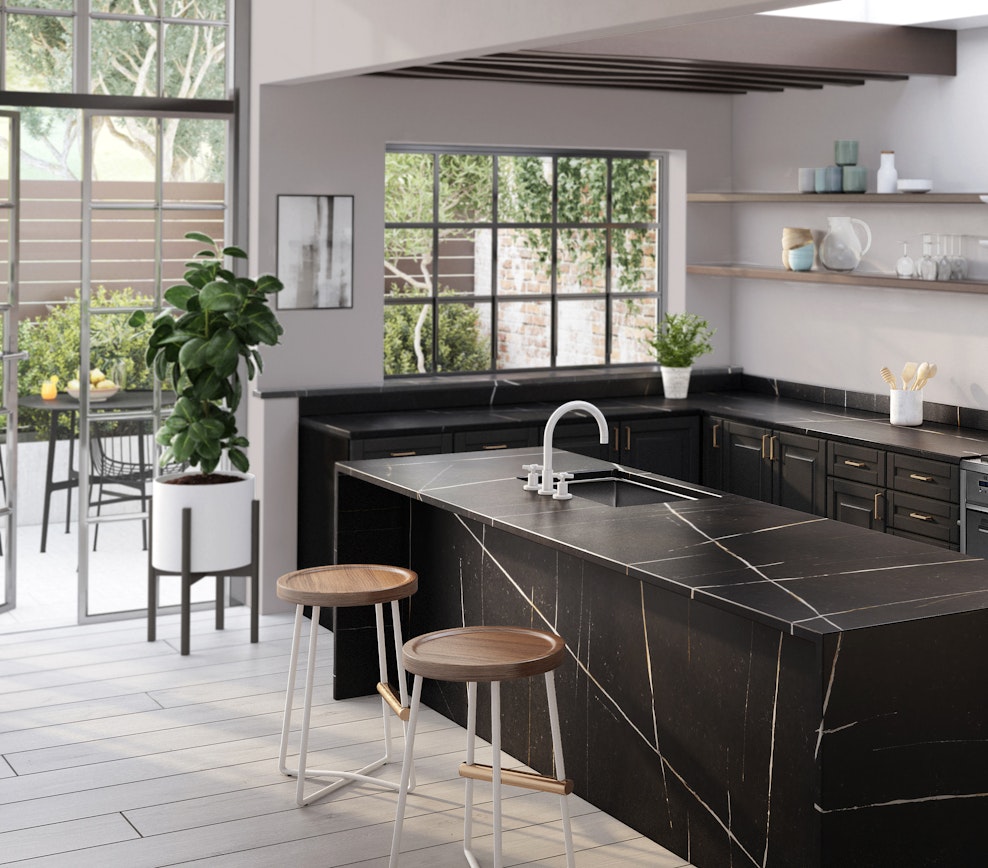 Et Noir by Silestone available at Aqua Kitchen