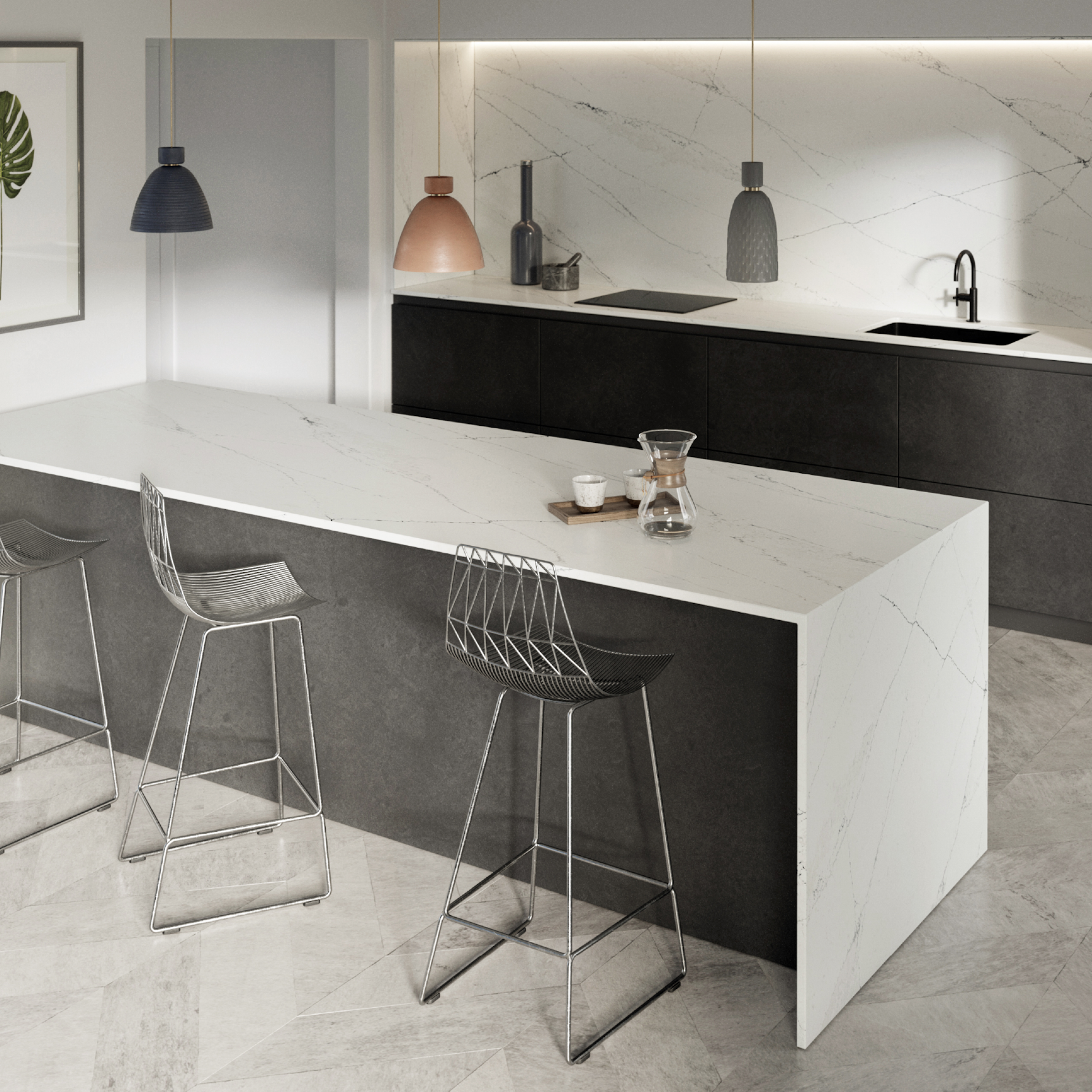 Ethereal Noctis by Silestone available at Aqua Kitchen