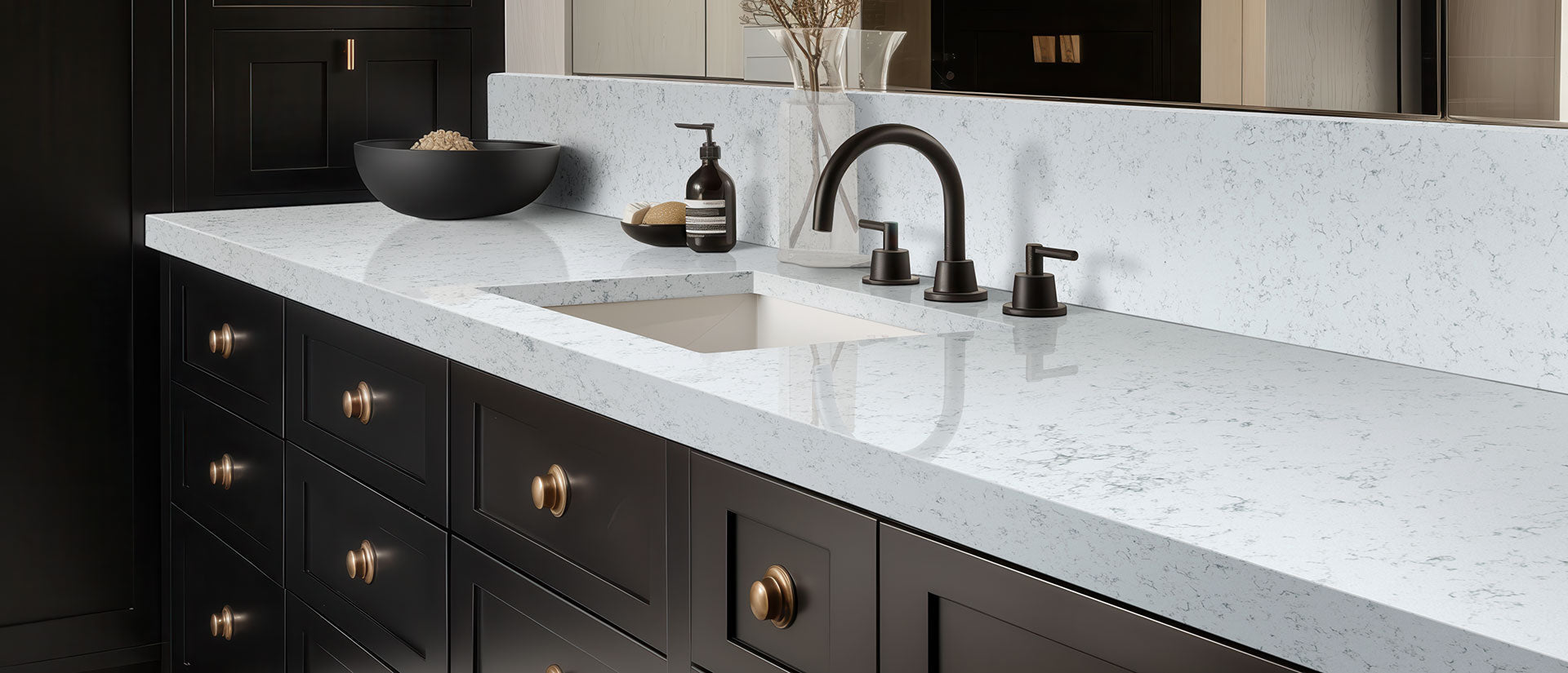 Fairy White by MSI Surfaces available at Aqua Kitchen