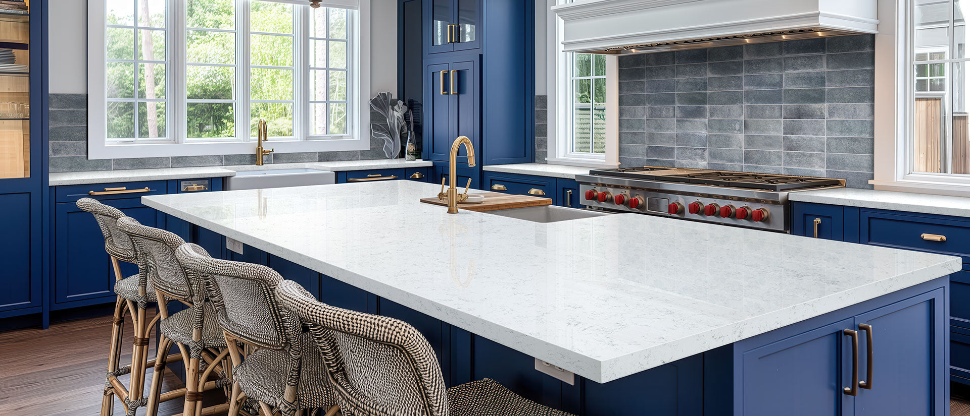 Fairy White by MSI Surfaces available at Aqua Kitchen