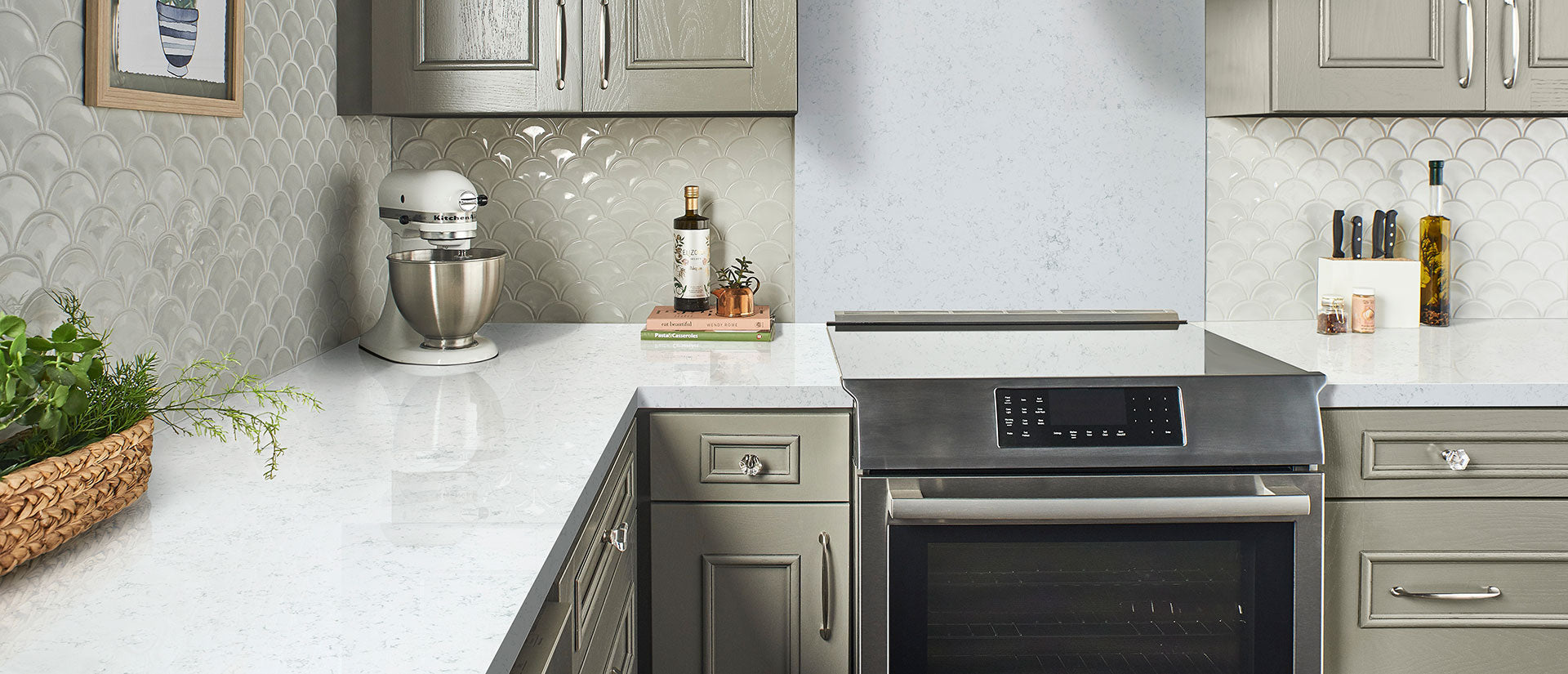 Fairy White by MSI Surfaces available at Aqua Kitchen