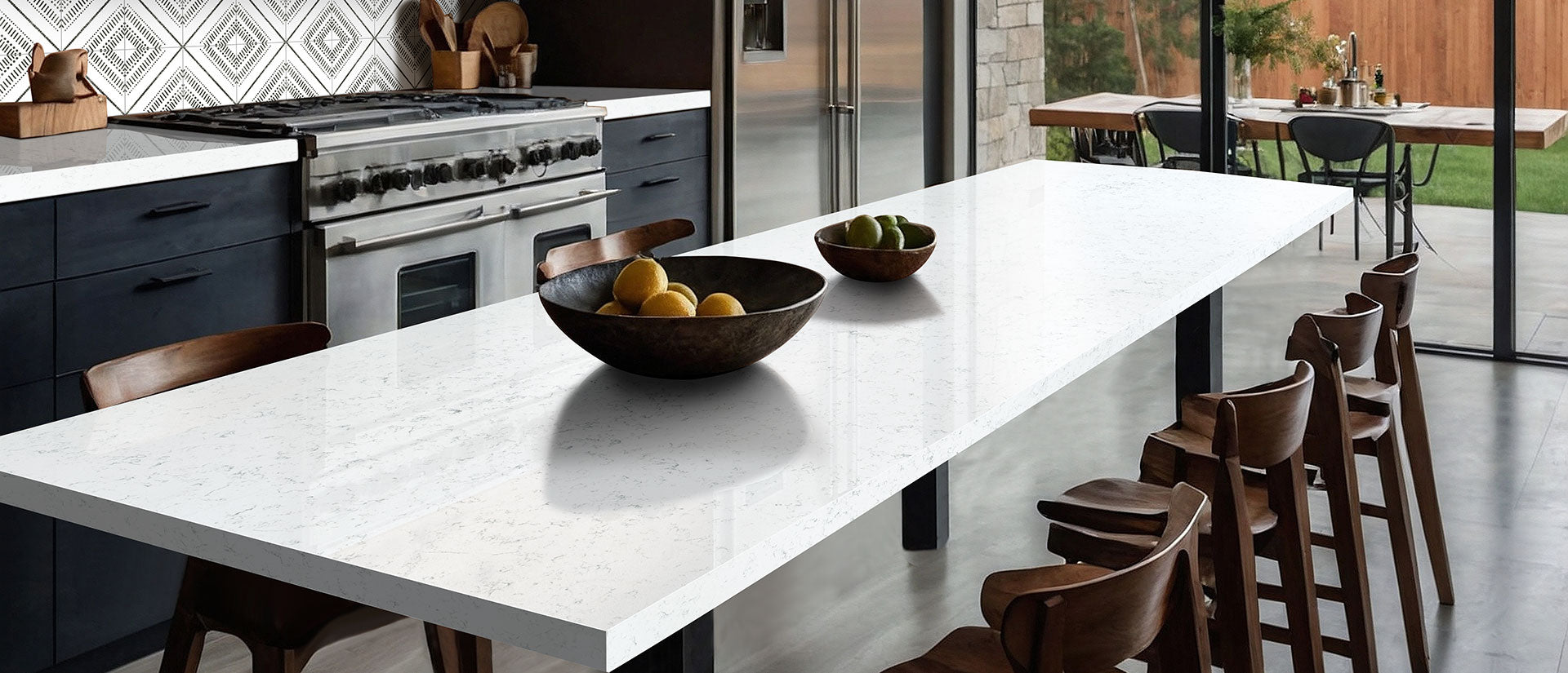 Fairy White by MSI Surfaces available at Aqua Kitchen