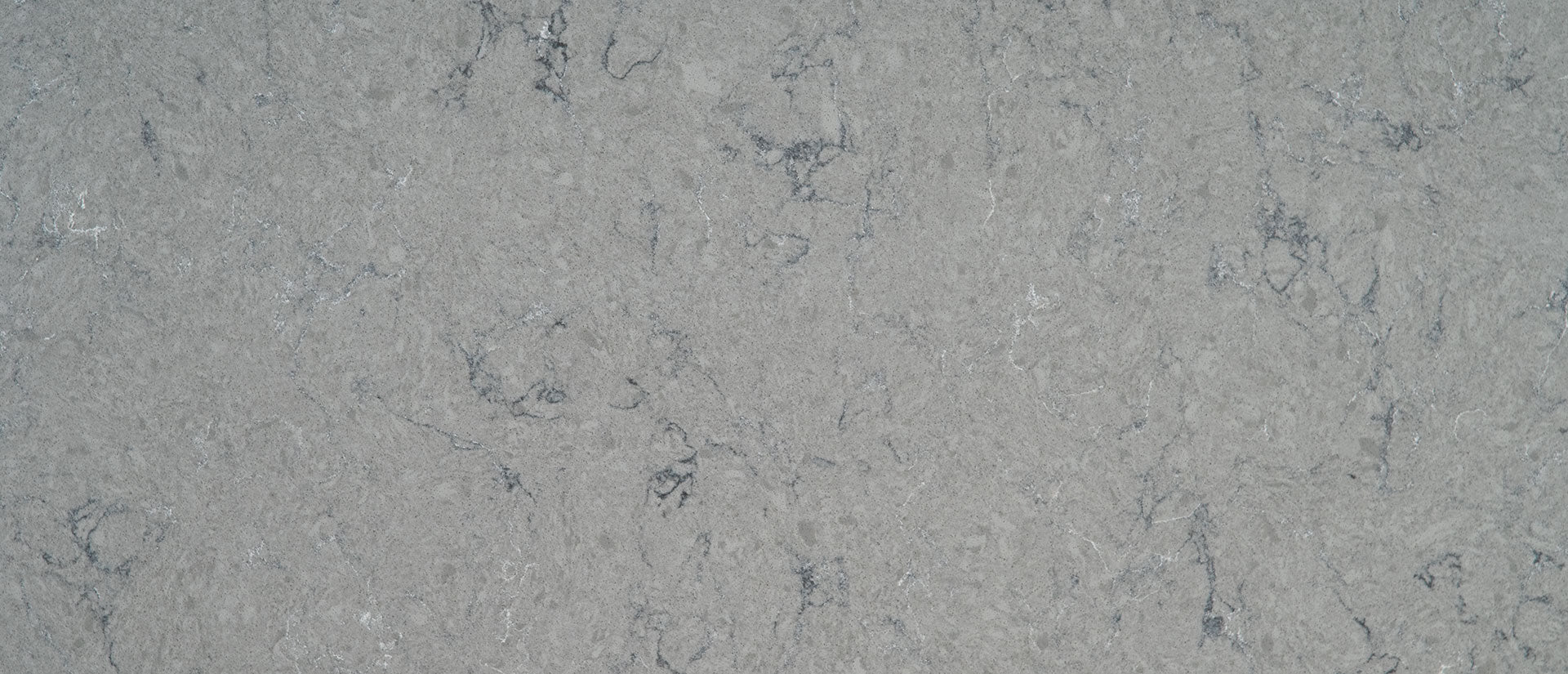 Fantasy Gray Quartz Countertop by Aqua Kitchen - close-up