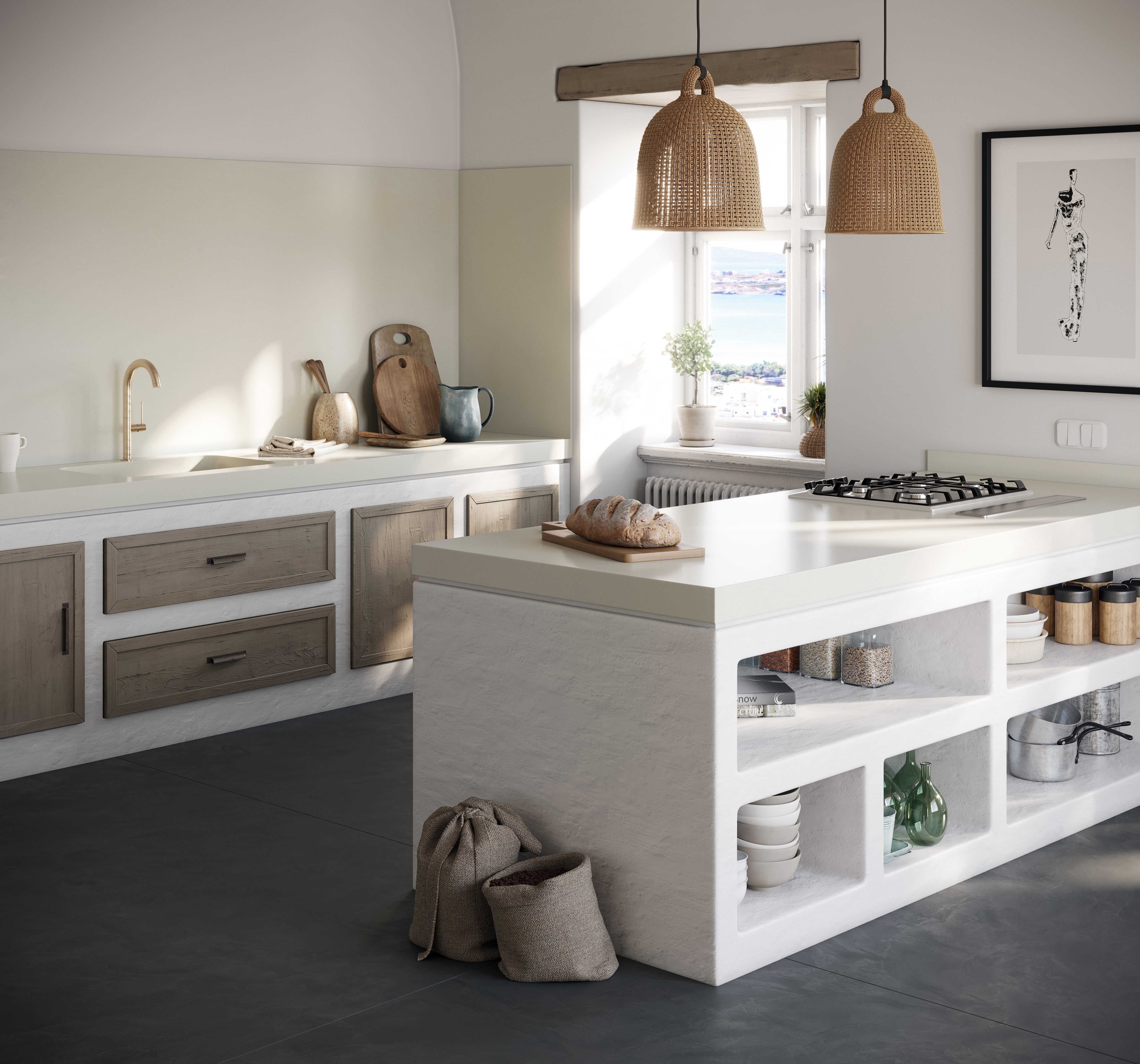 Faro White by Silestone available at Aqua Kitchen