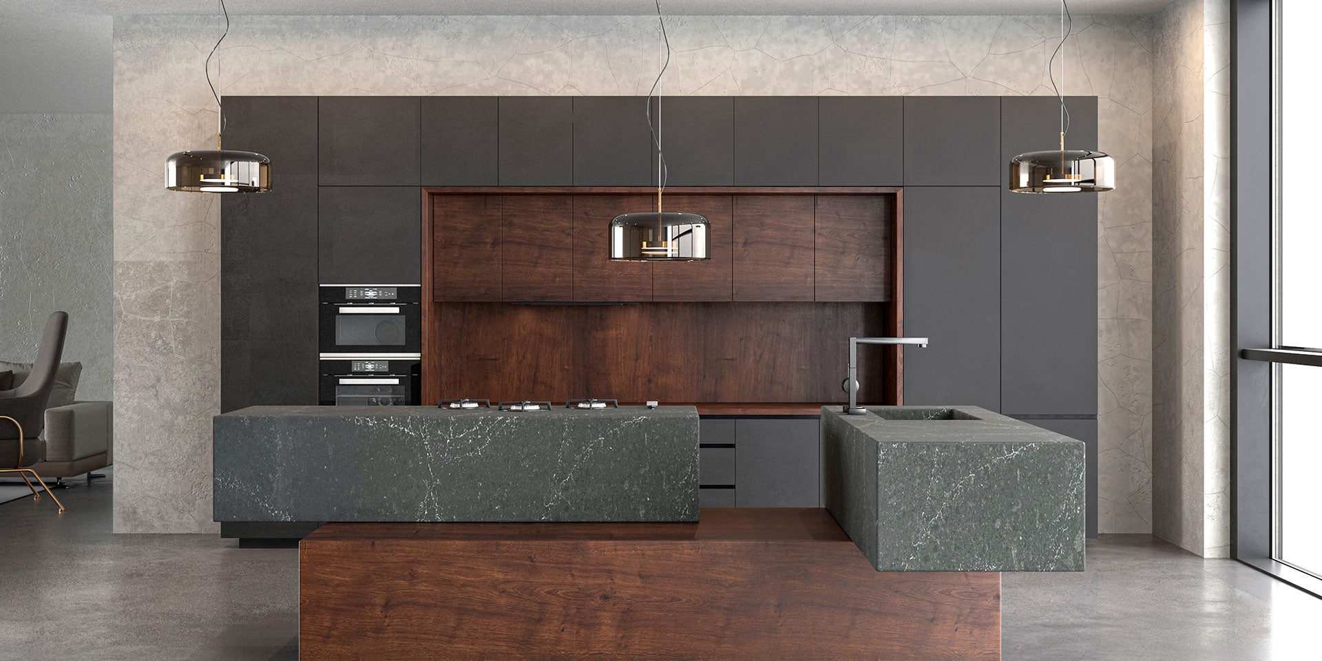 Fortress Honed by Pental Quartz available at Aqua Kitchen
