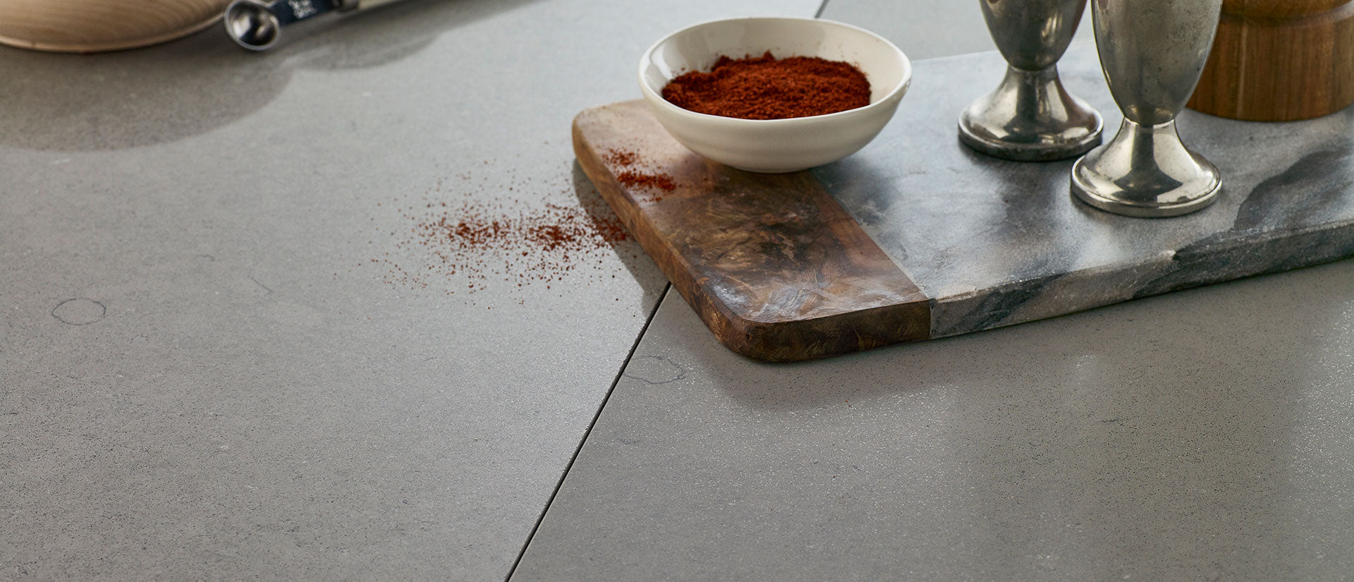 Fossil Gray - Matte Finish by MSI Surfaces available at Aqua Kitchen