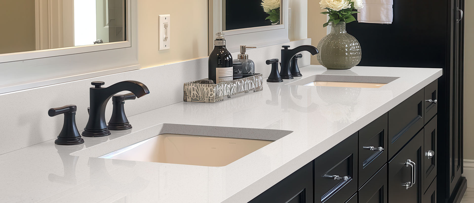 Frost White by MSI Surfaces available at Aqua Kitchen