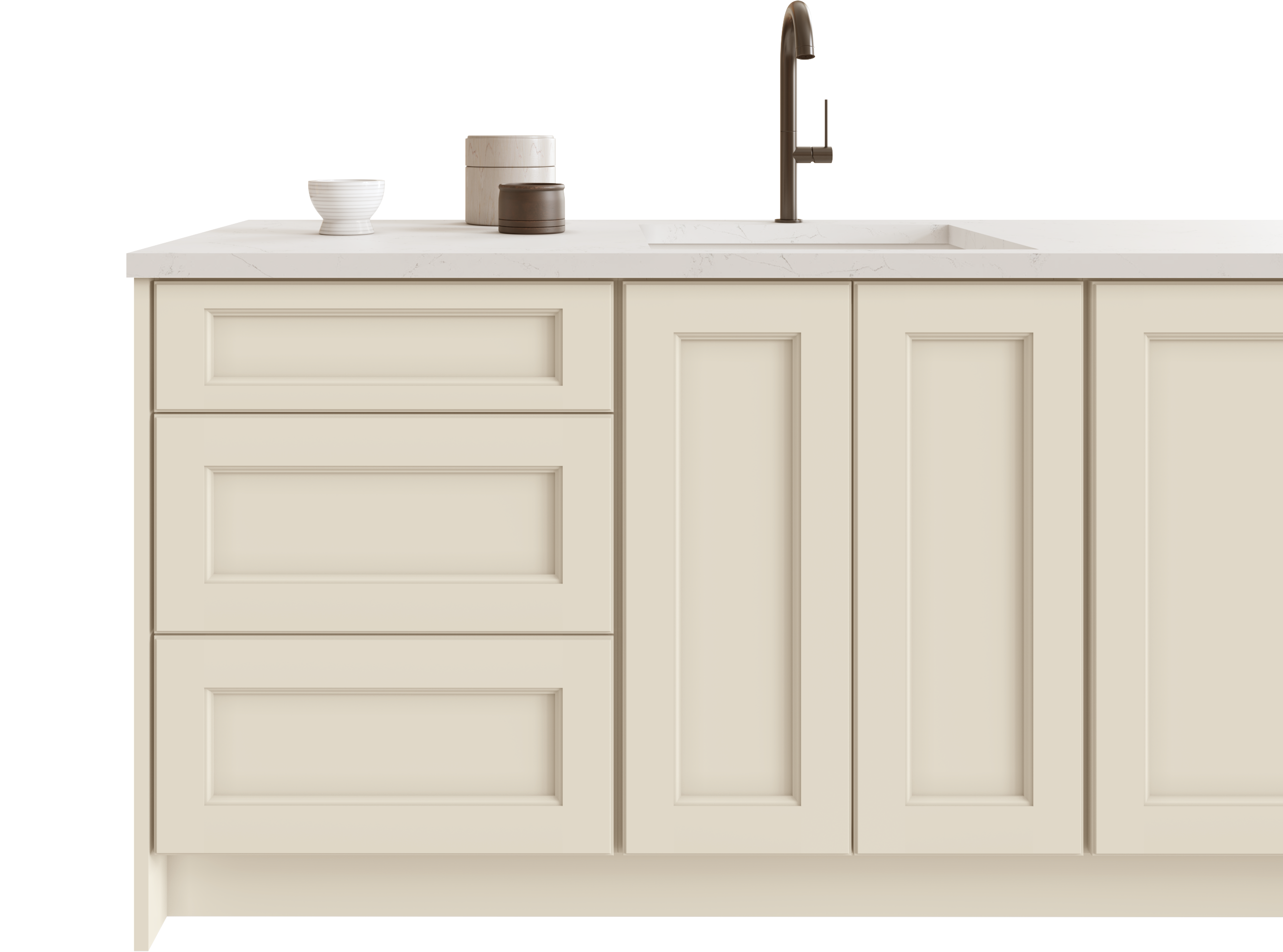 Fusion / Dove by Fabuwood available at Aqua Kitchen