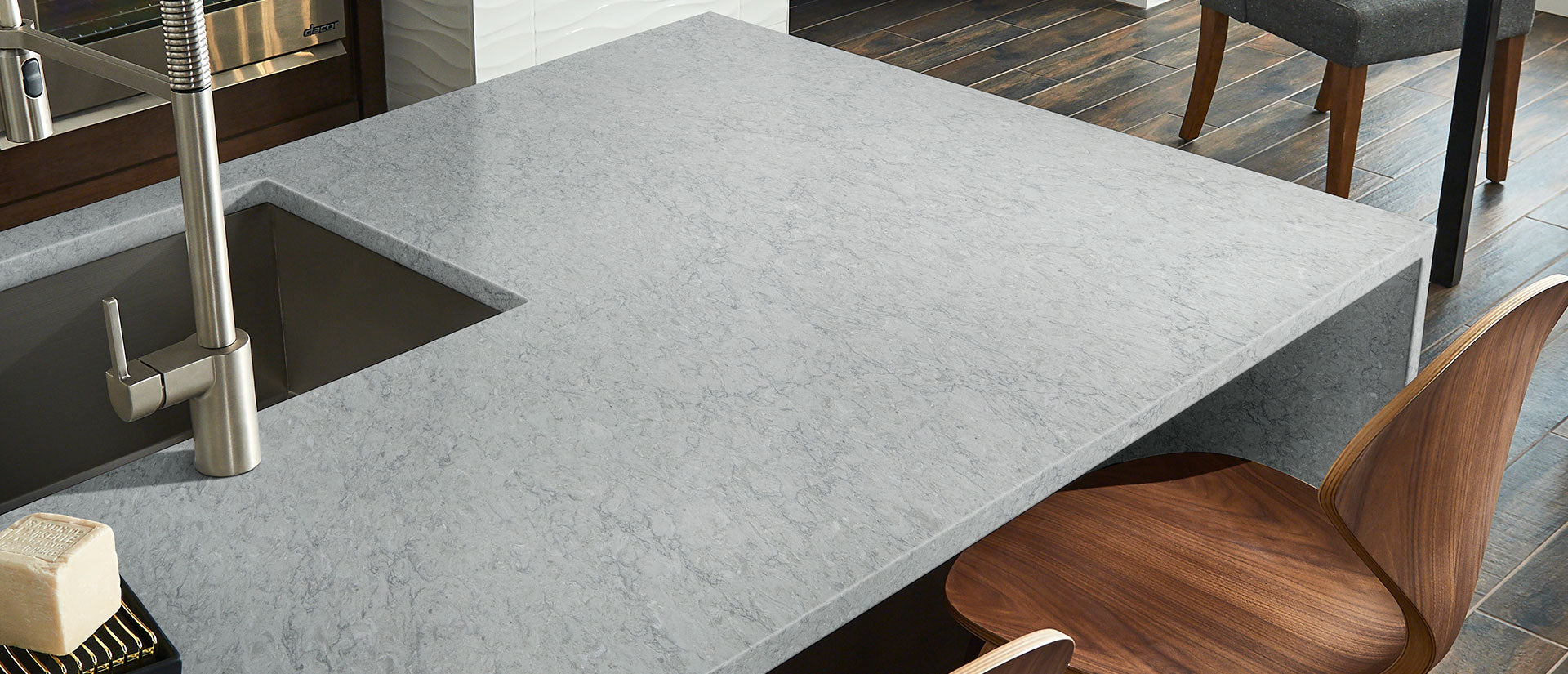 Galant Gray by MSI Surfaces available at Aqua Kitchen