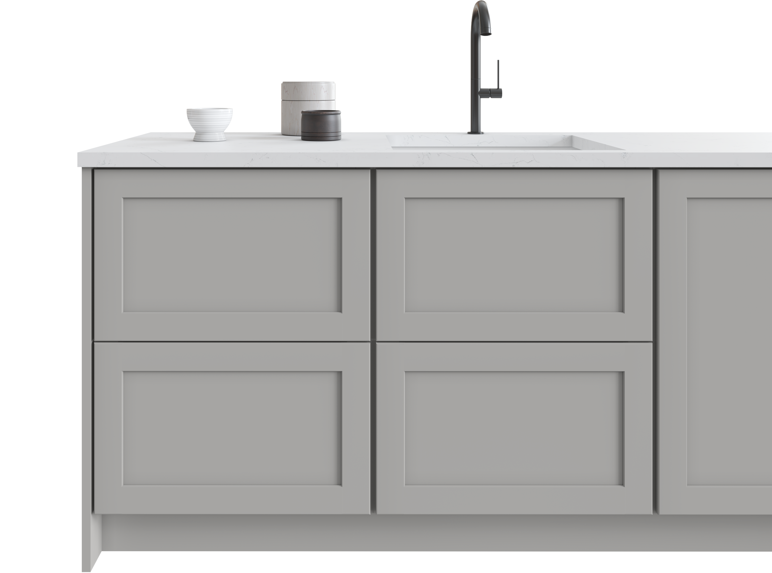 Galaxy Nickel by Fabuwood available at Aqua Kitchen