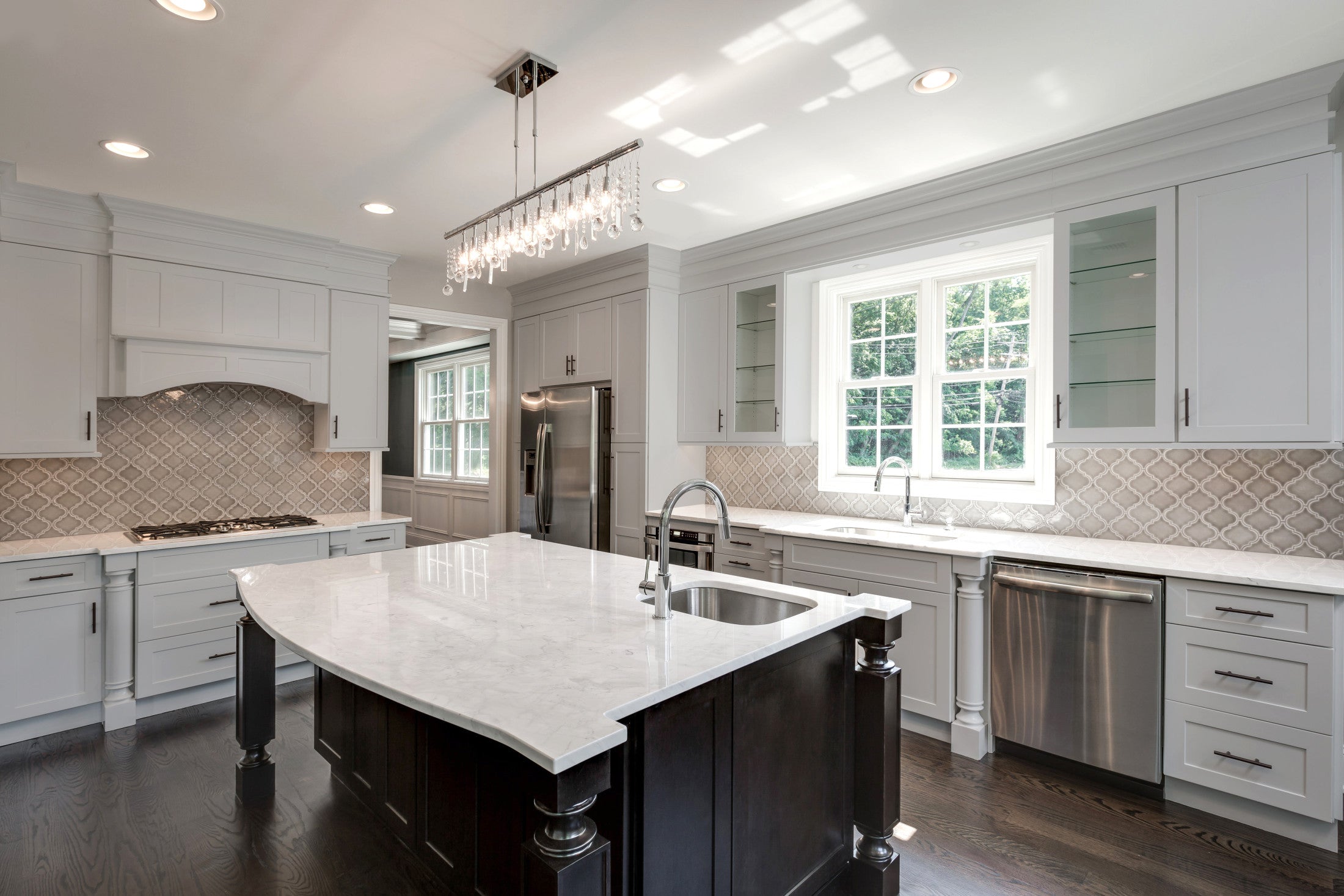 Galaxy Nickel by Fabuwood available at Aqua Kitchen