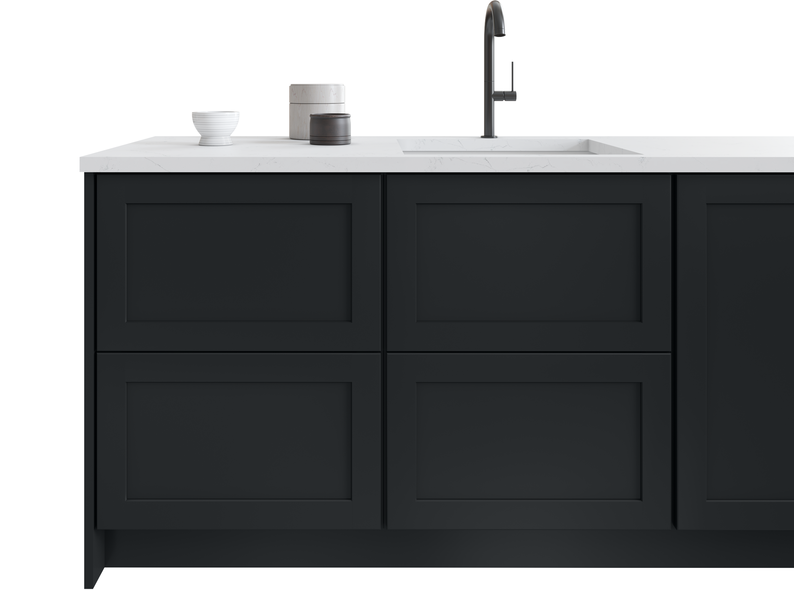 Galaxy - Pitch Black by Fabuwood available at Aqua Kitchen