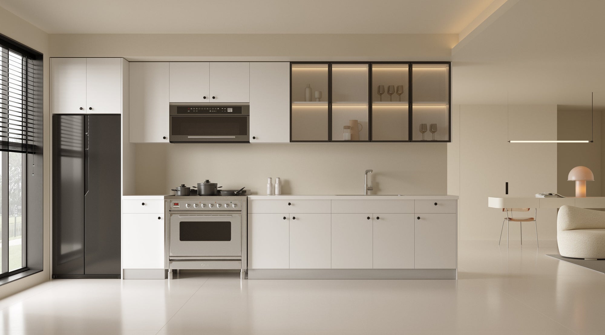 Glossy White by Golden Home Global available at Aqua Kitchen