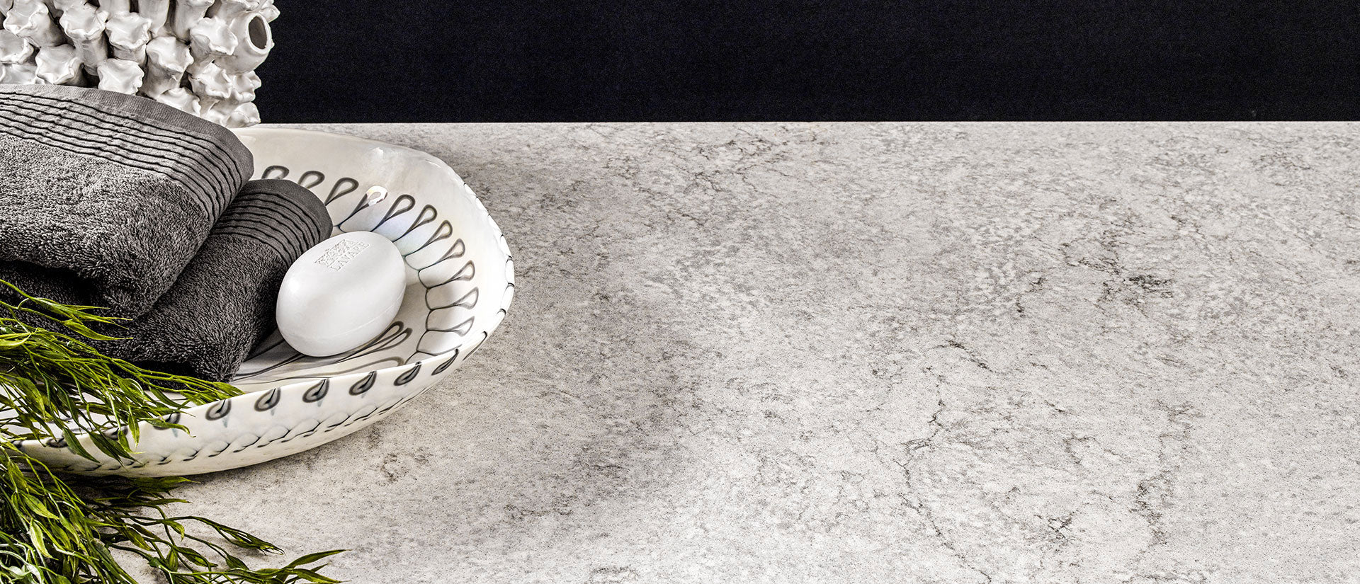 Gray Lagoon - Concrete Finish by MSI Surfaces available at Aqua Kitchen