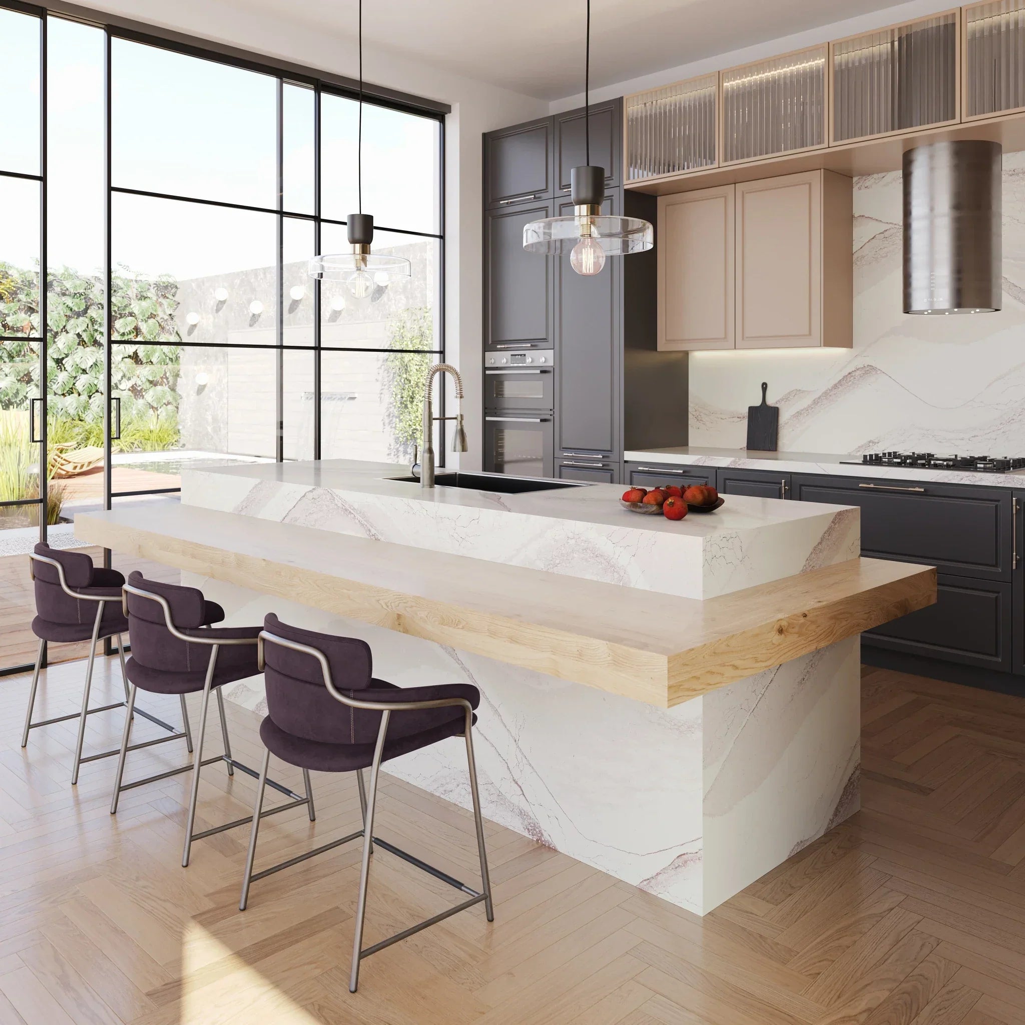 Hailey™ Quartz Sample by Cambria available at Aqua Kitchen