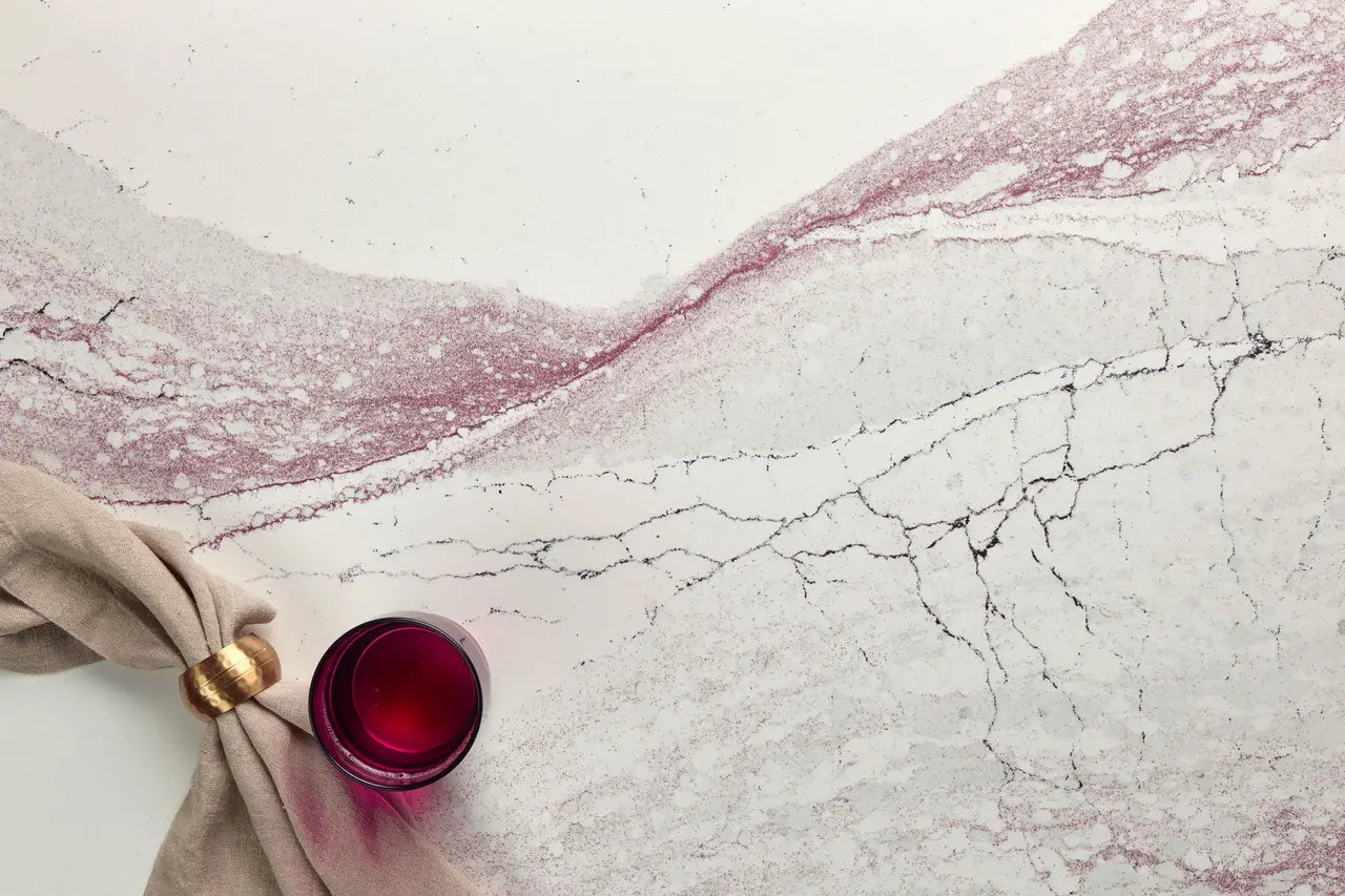 Hailey™ Quartz Sample by Cambria available at Aqua Kitchen