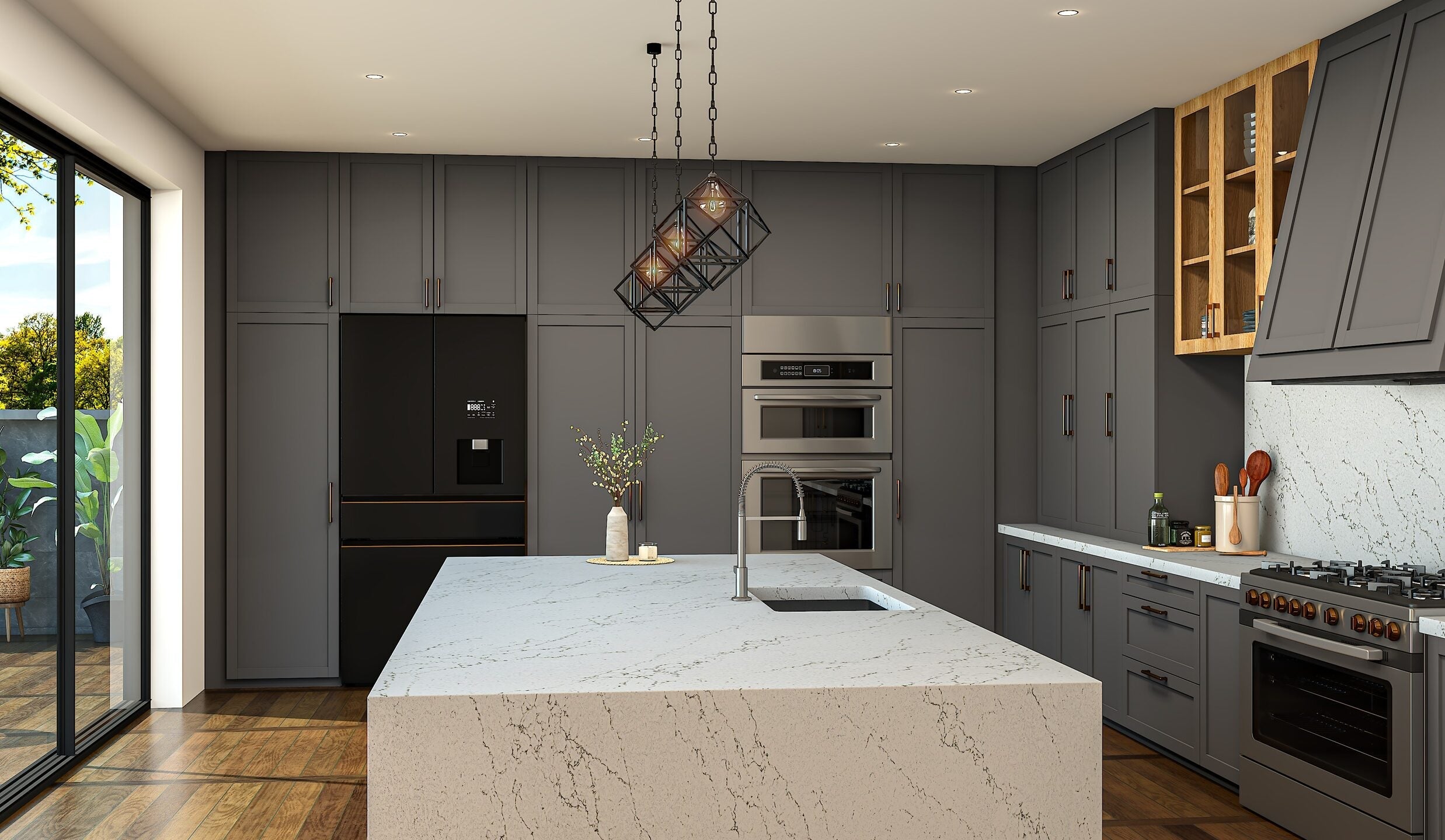 Haleo by Pental Quartz available at Aqua Kitchen