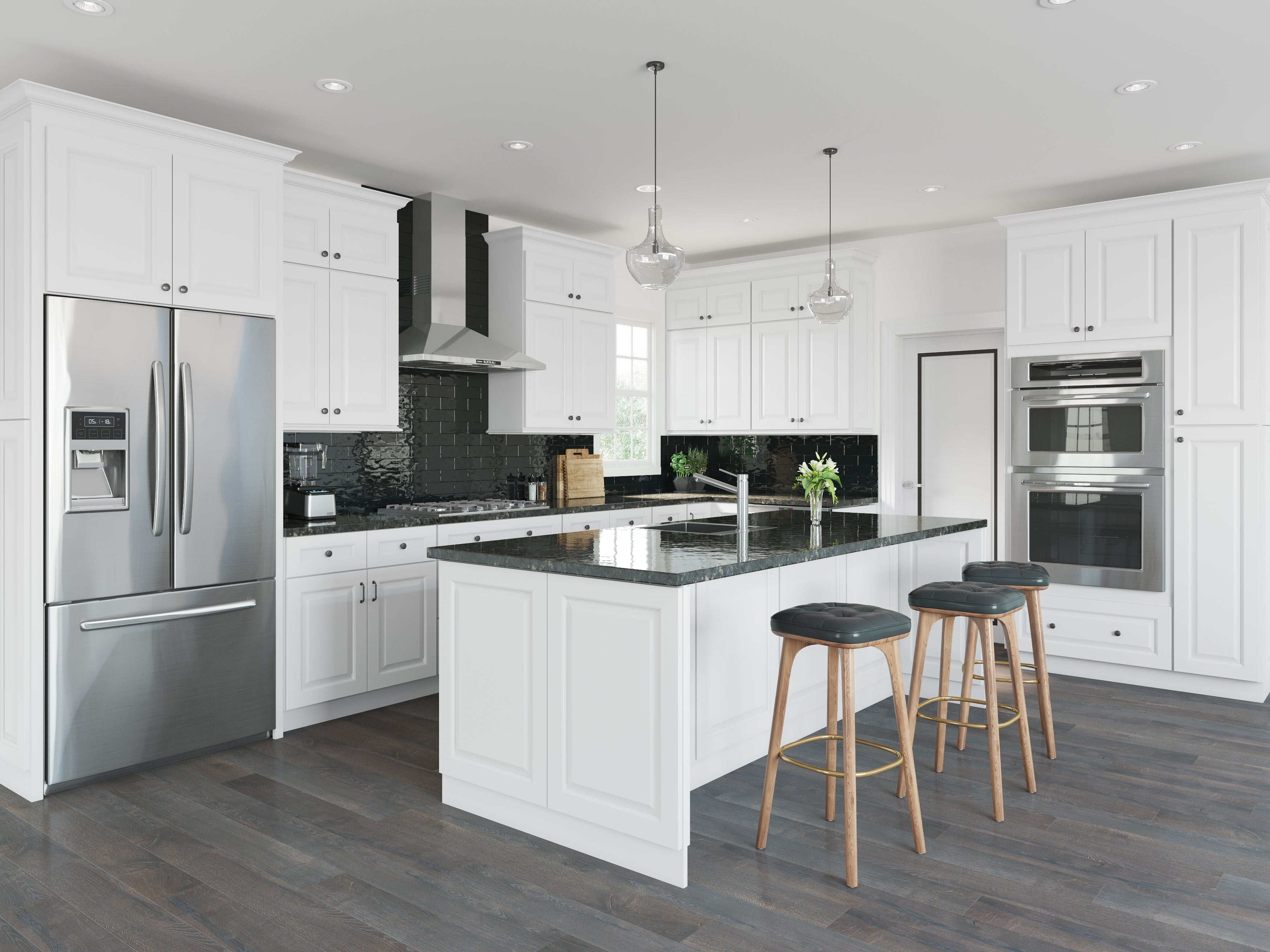 Hallmark Frost by Fabuwood available at Aqua Kitchen