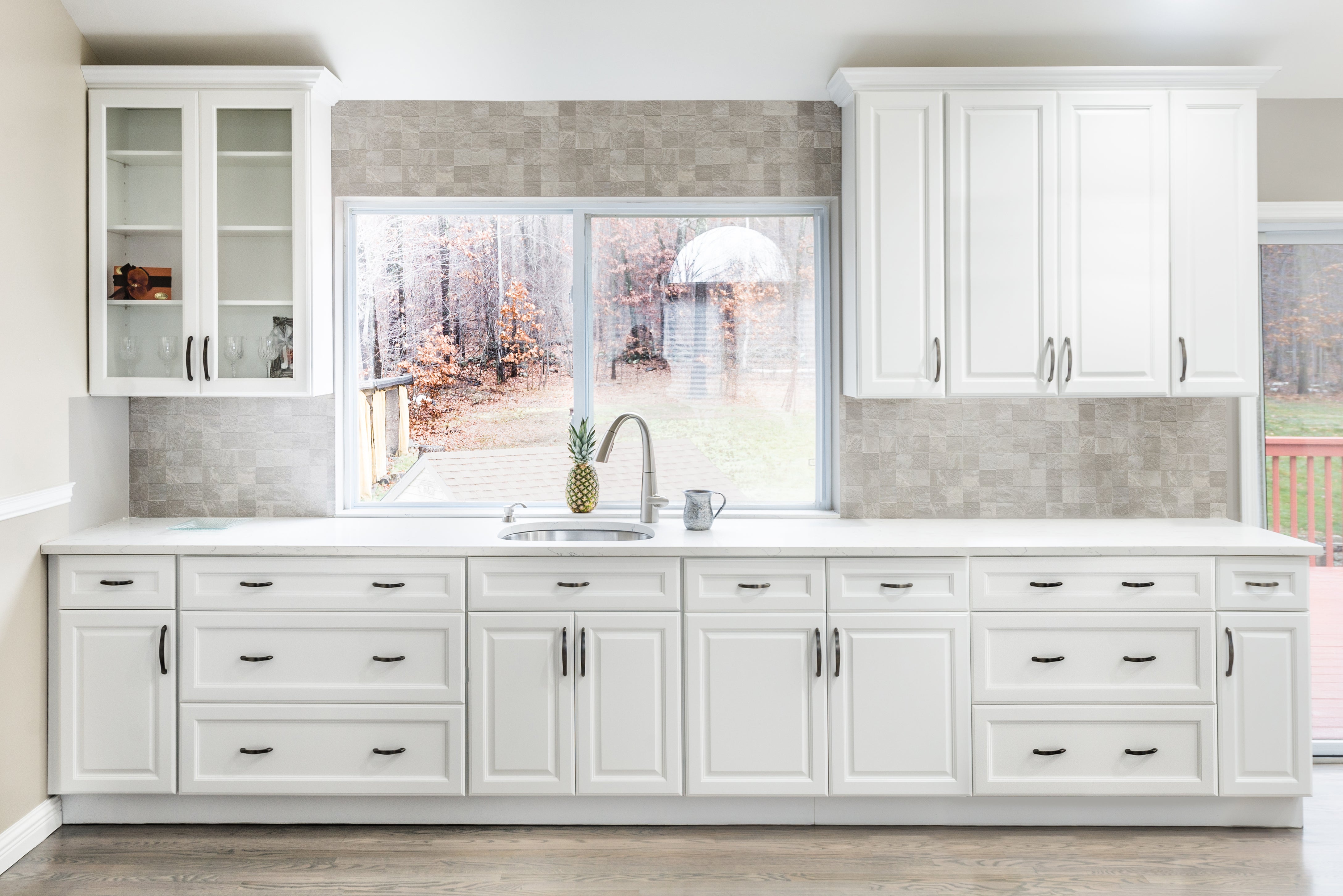 Hallmark Frost by Fabuwood available at Aqua Kitchen
