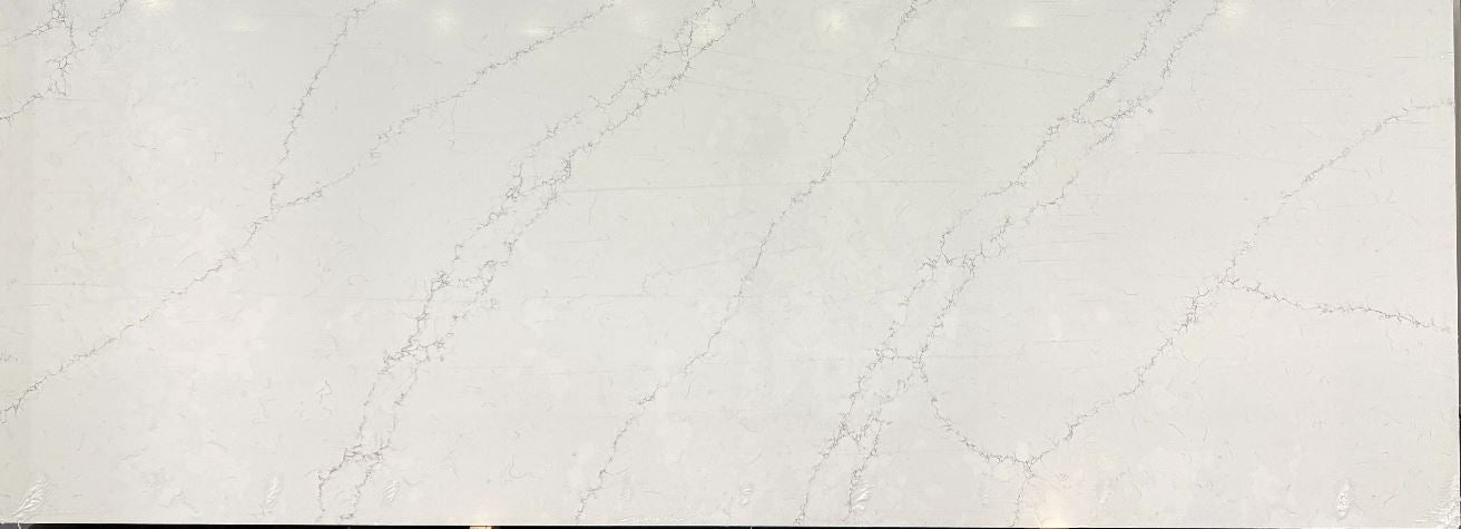Horizon Silver Quartz Countertop Sale by Aqua Kitchen available at Aqua Kitchen