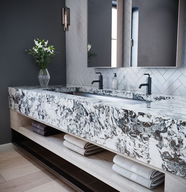 Huntley™ Quartz Sample by Cambria available at Aqua Kitchen