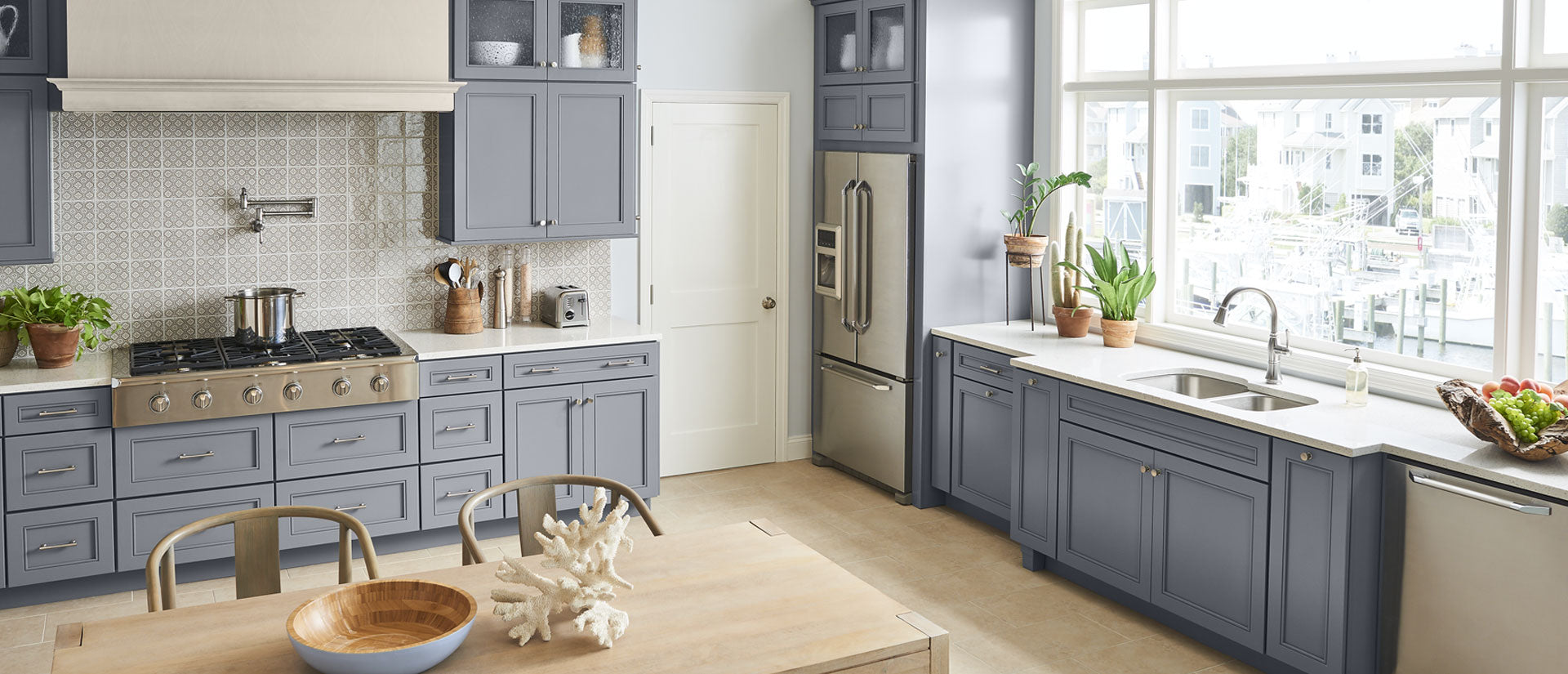 Iced White by MSI Surfaces available at Aqua Kitchen